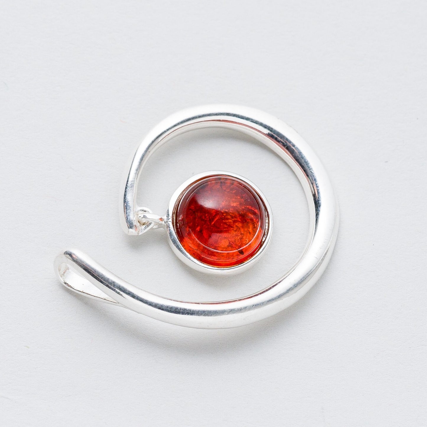 Anhänger Silber 925 Bernstein 3,2 cm 4,45 g2