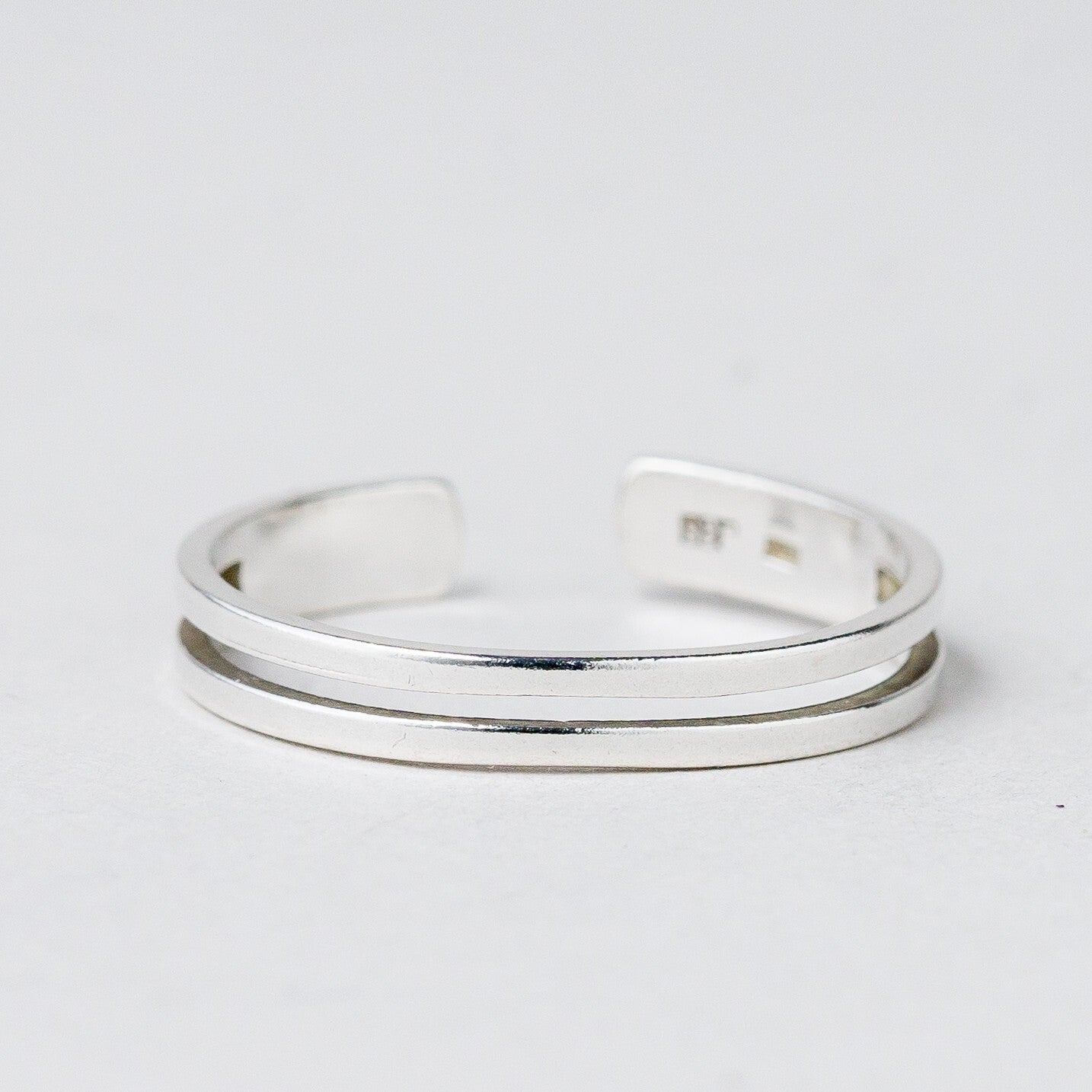 Ring Silber 925 Größe flexibel ca. 58 1,43 g1