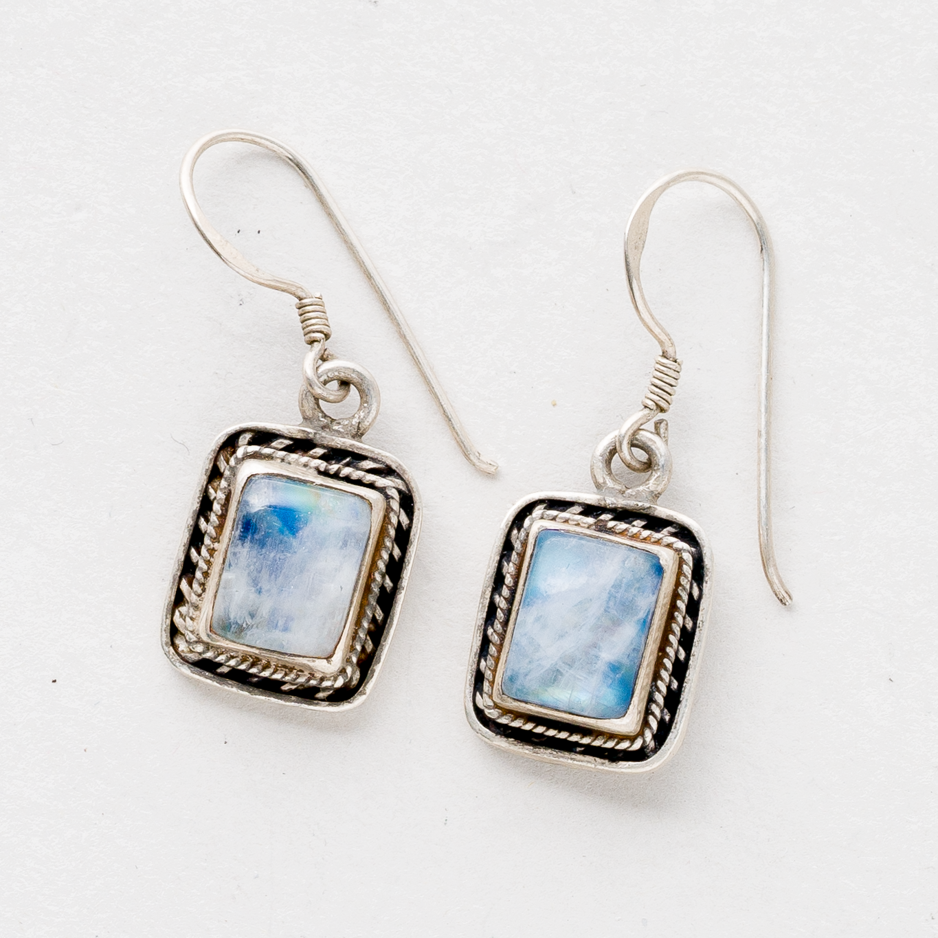 Ohrringe Ohrstecker Opal 925er Silber 5,97 g0