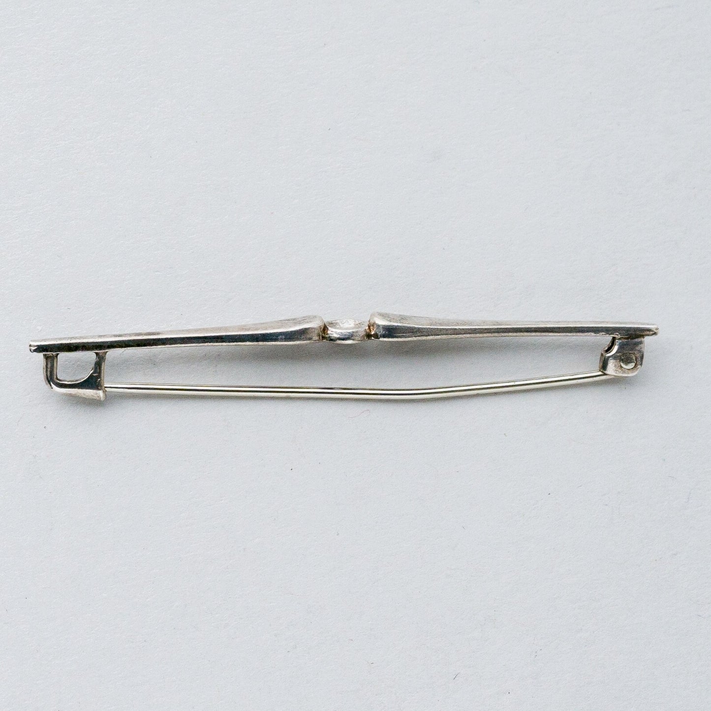 Silber Brosche Spange 835 Ohne Stein 1,97 g2