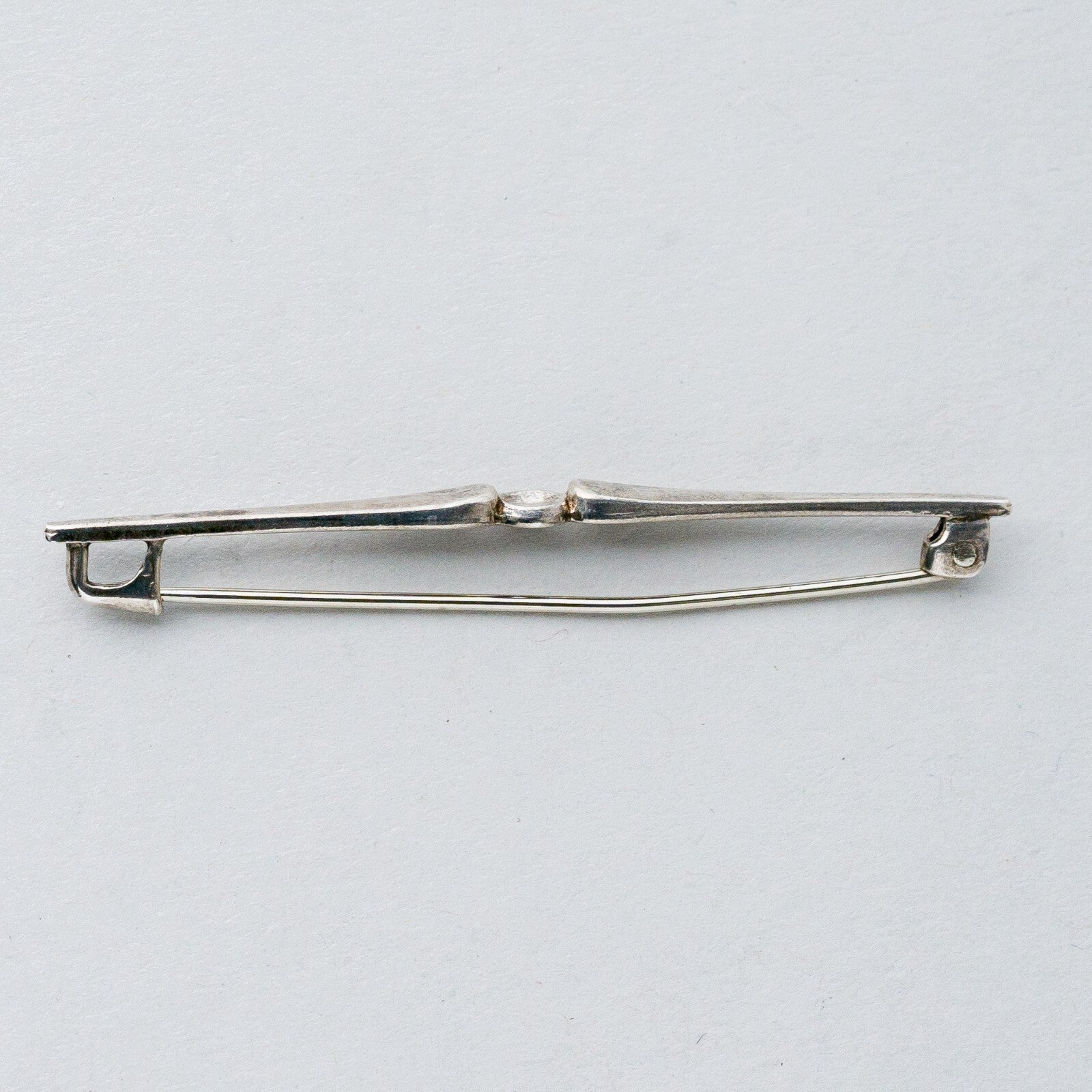 Silber Brosche Spange 835 Ohne Stein 1,97 g2