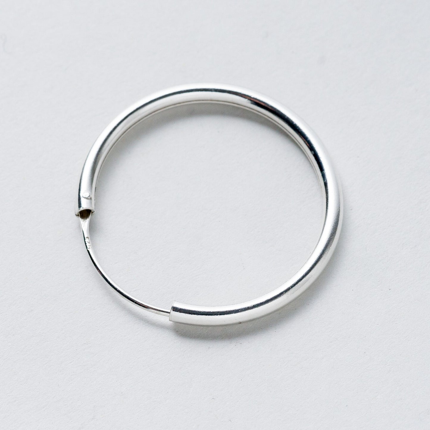 Einzelner Ohrring Creole Silber 925 1,78 g5