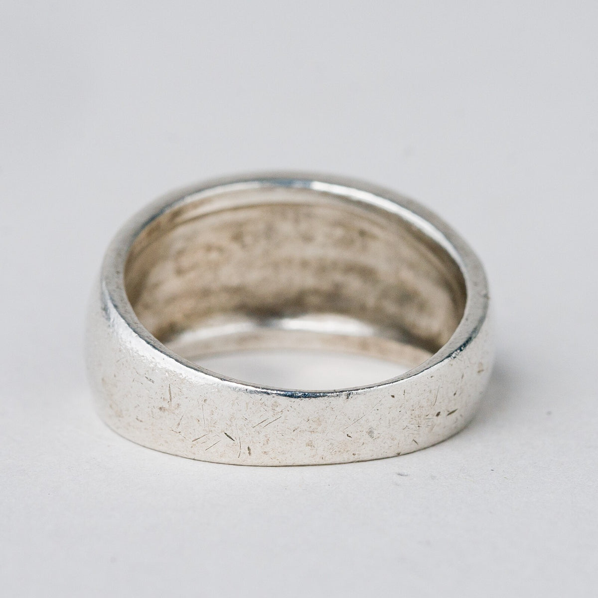 Silber Ring 925 Steinbesatz Größe 59 (18,8 mm Ø) 6,87 g4