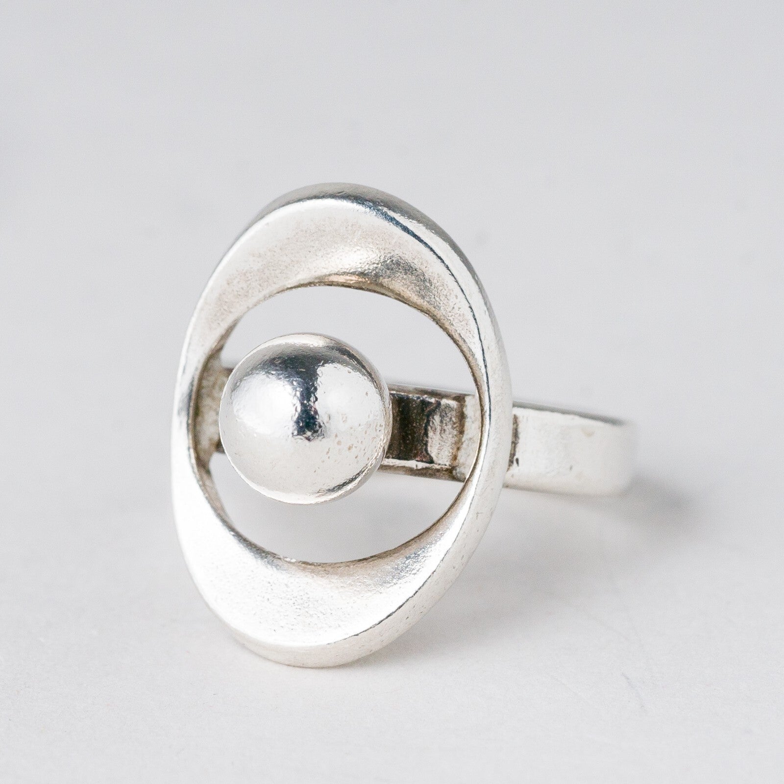 Silber Ring 800 Größe 49 (15,6 mm Ø) 5,76 g0