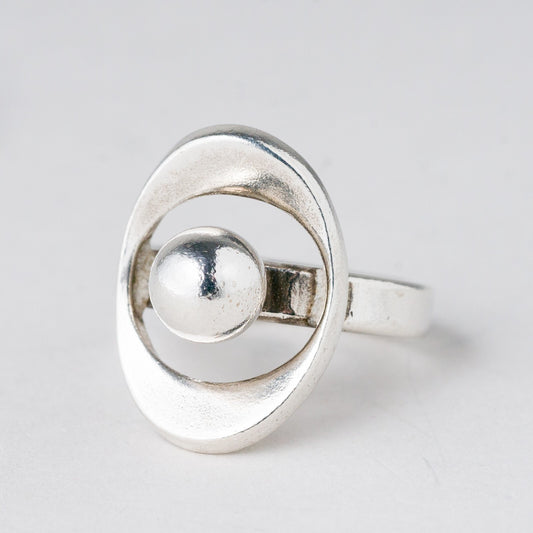 Silber Ring 800 Größe 49 (15,6 mm Ø) 5,76 g0