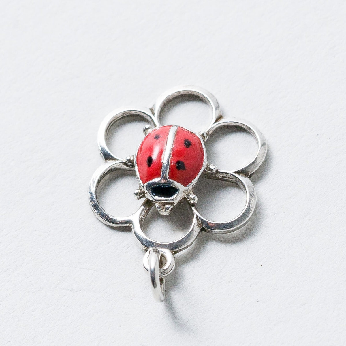 Anhänger 835 Silber Marienkäfer 2,1 cm 1,28 g2