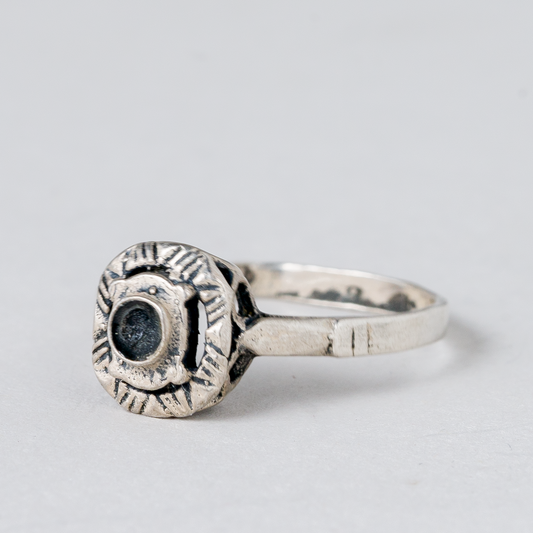 Ring ohne Stein 925er Silber 1,46 g Größe 50 (15,9 mm Ø)0