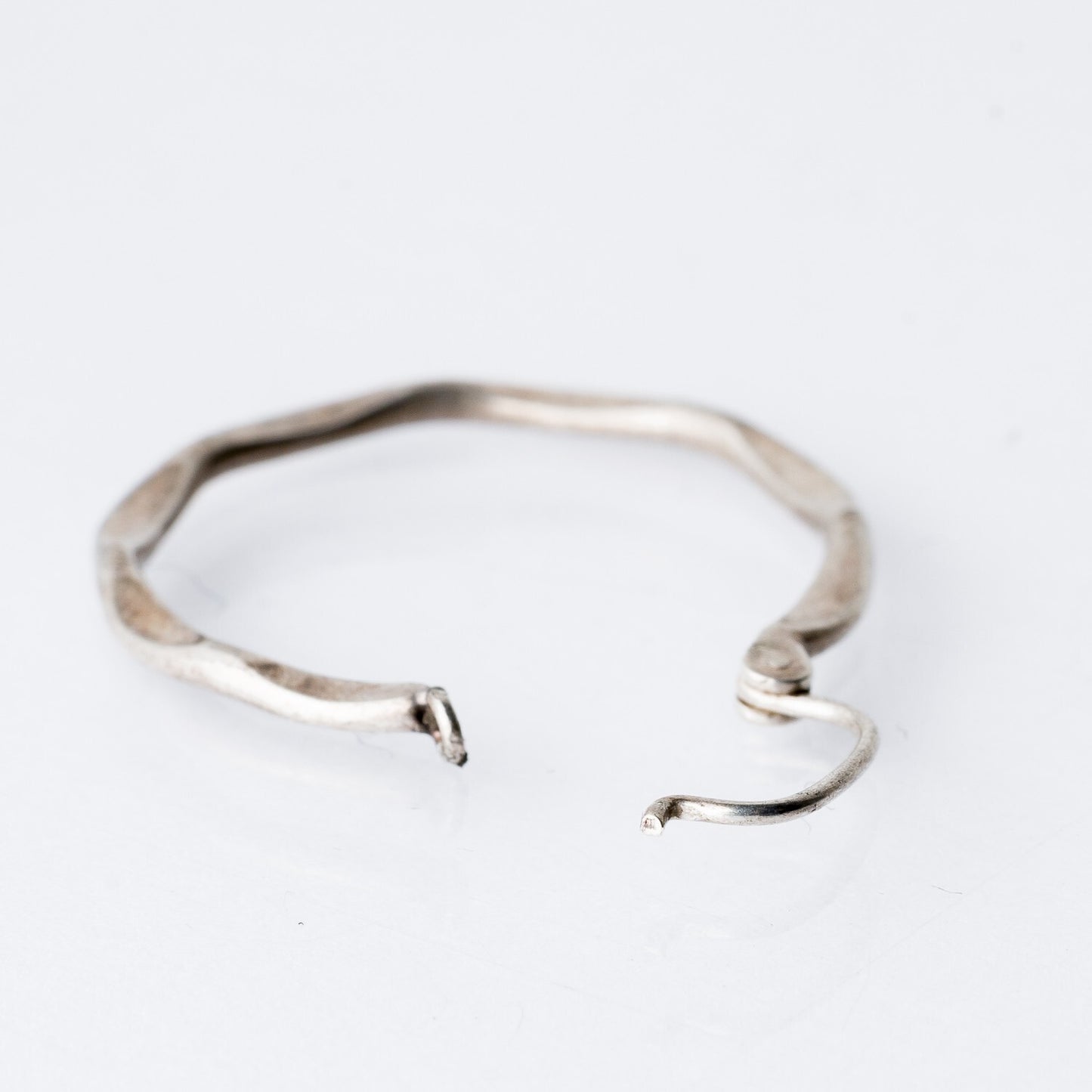 Einzelner Ohrring Creole 925er Silber 1,13 g1