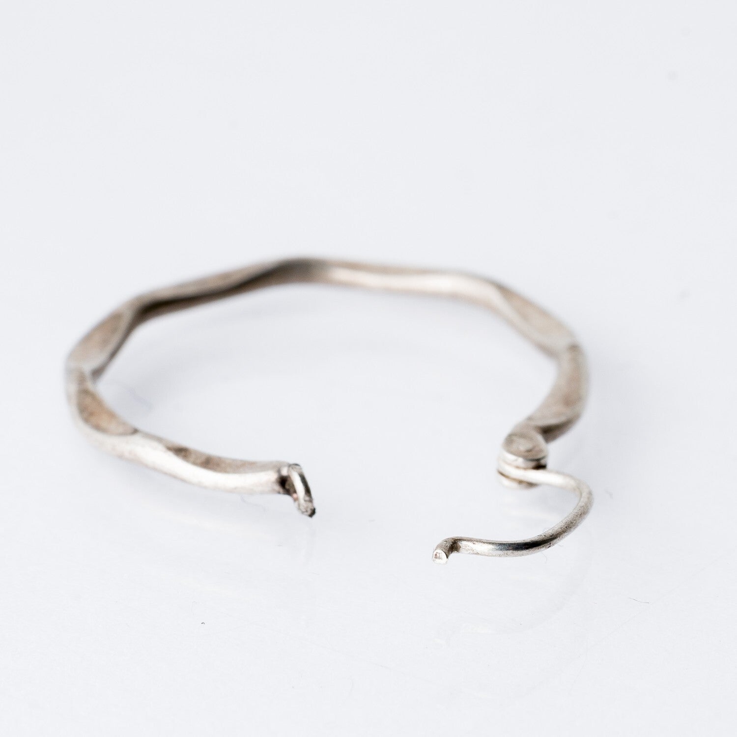 Einzelner Ohrring Creole 925er Silber 1,13 g1