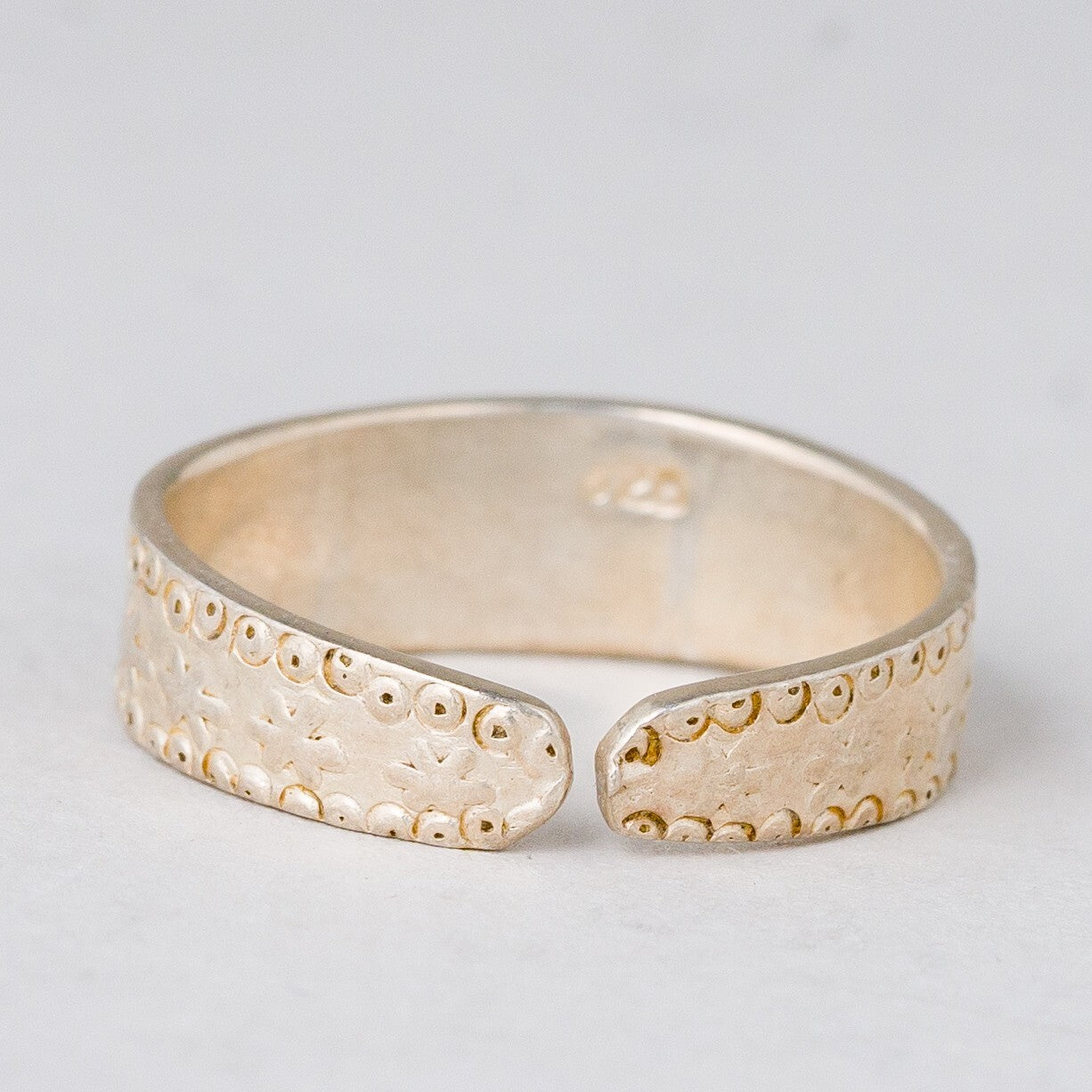 Ring 2,1 g 925er Silber Größe flexibel ca. 473