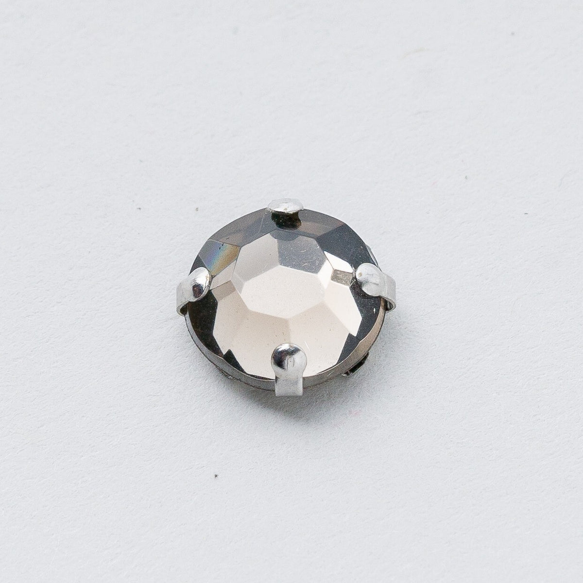 Anhänger Silber Grauer Stein 0,9 cm 0,27 g0