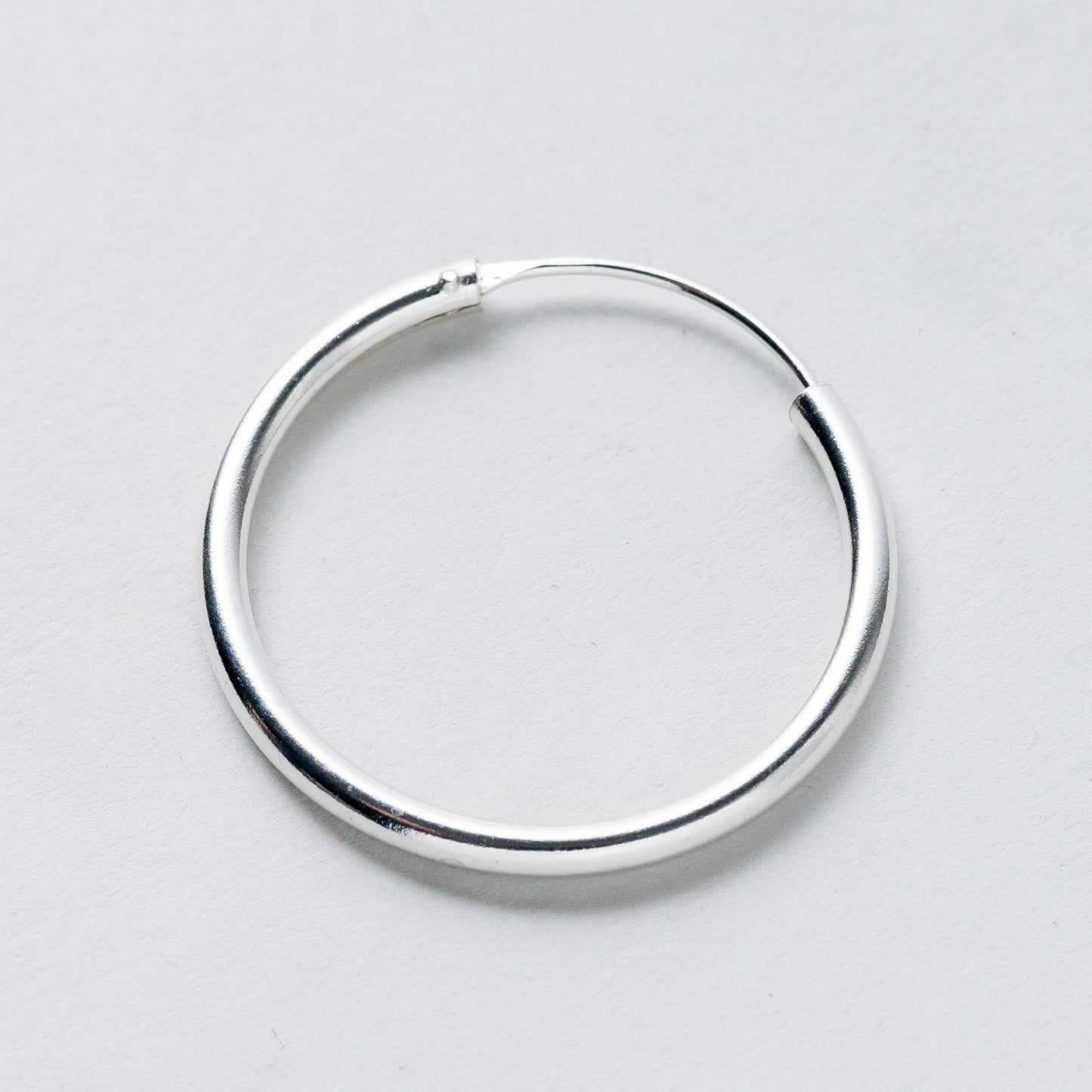 Einzelner Ohrring Creole Silber 925 1,78 g0
