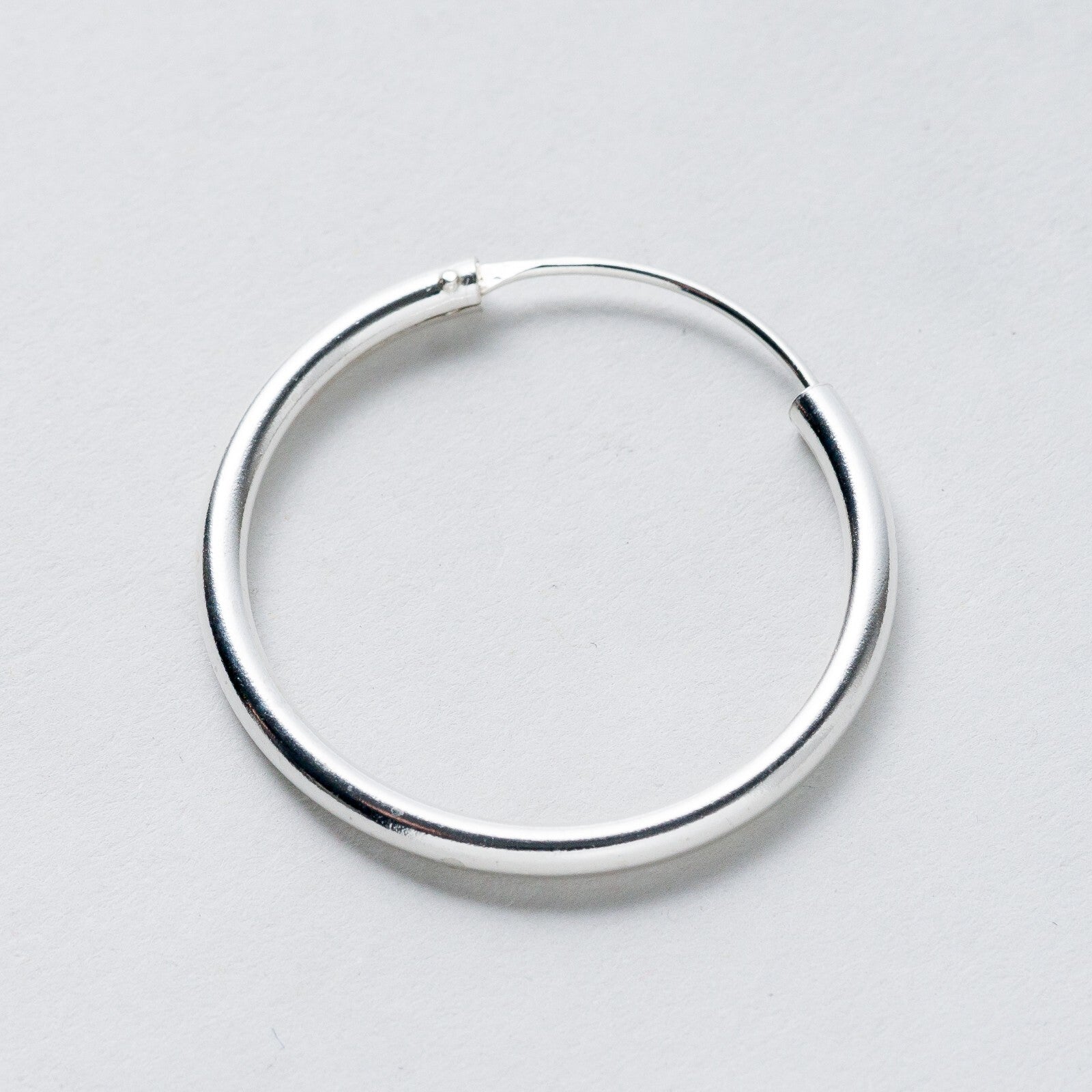 Einzelner Ohrring Creole Silber 925 1,78 g0
