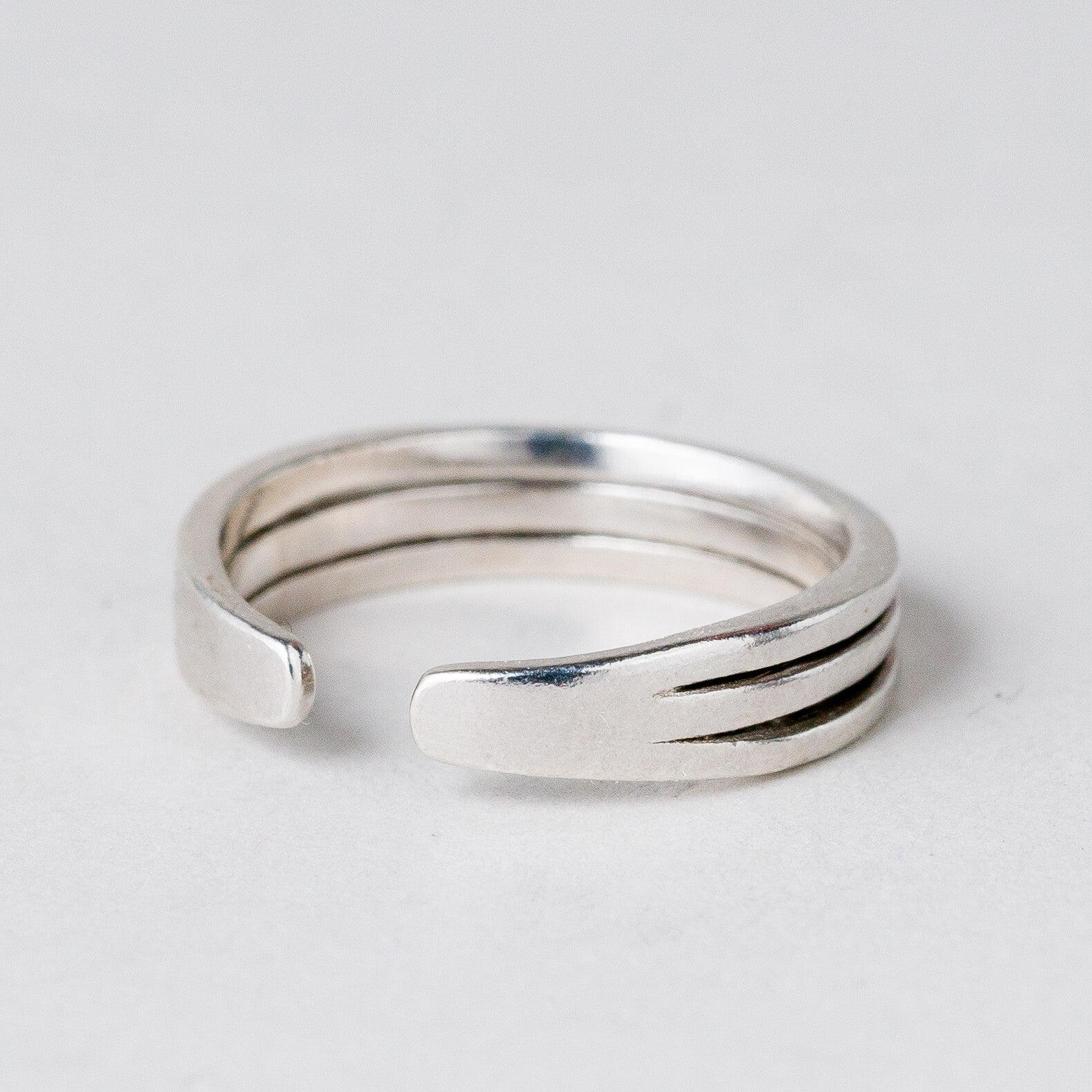 Silber Ring 925 Größe flexibel ca. 49 2 g3