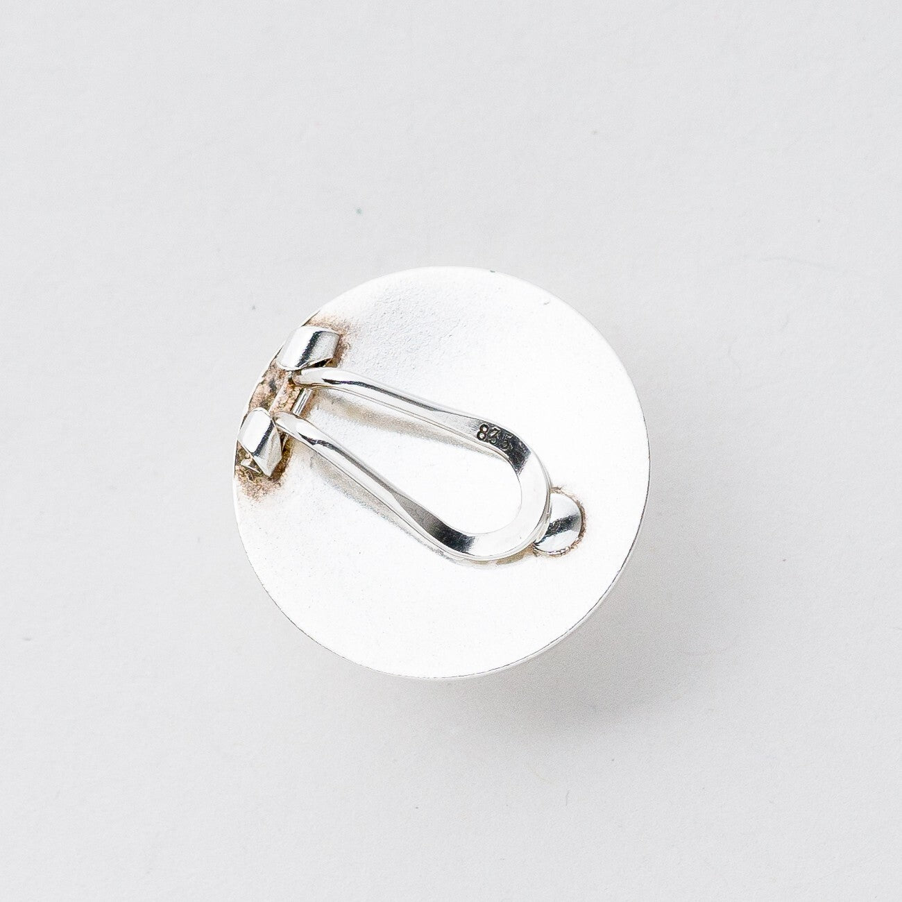 Silber Ohrringe Ohrclips 835 Halbkugel 6,51 g5