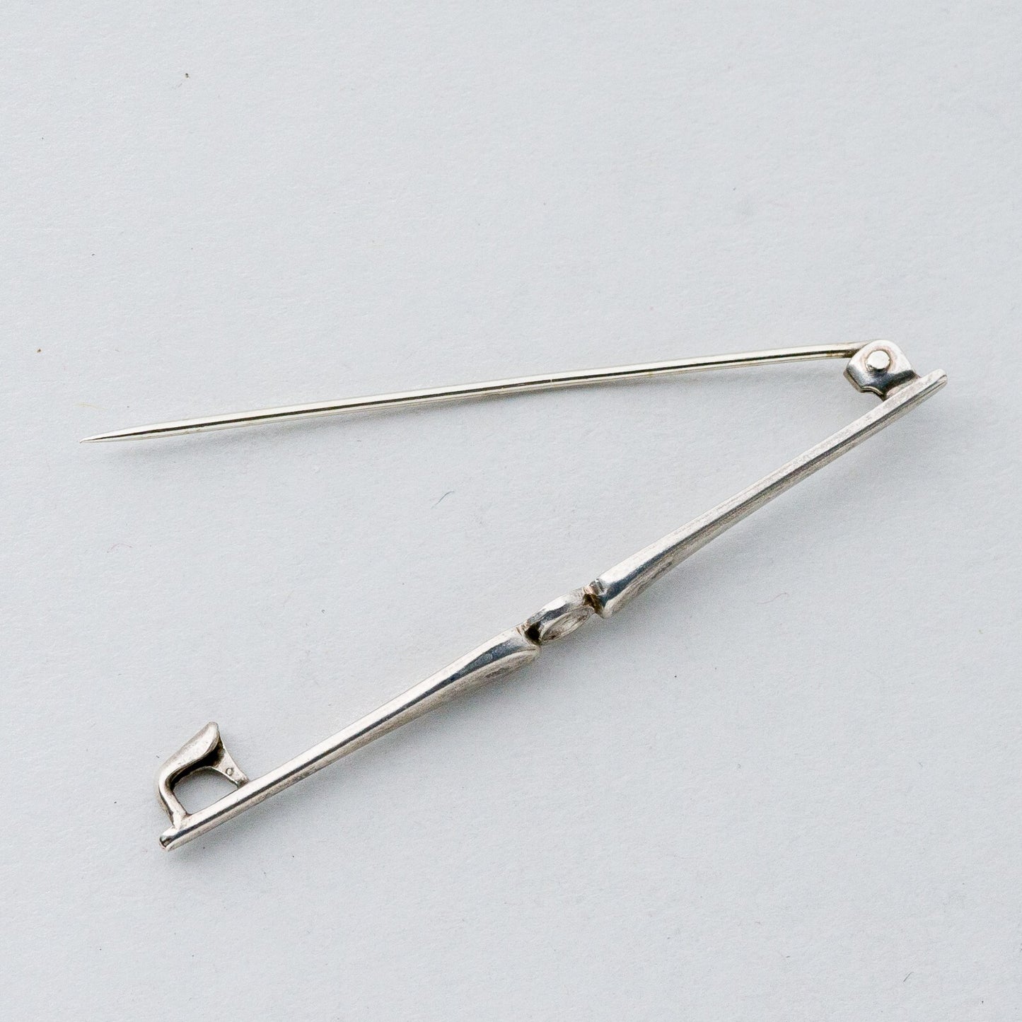 Silber Brosche Spange 835 Ohne Stein 1,97 g3