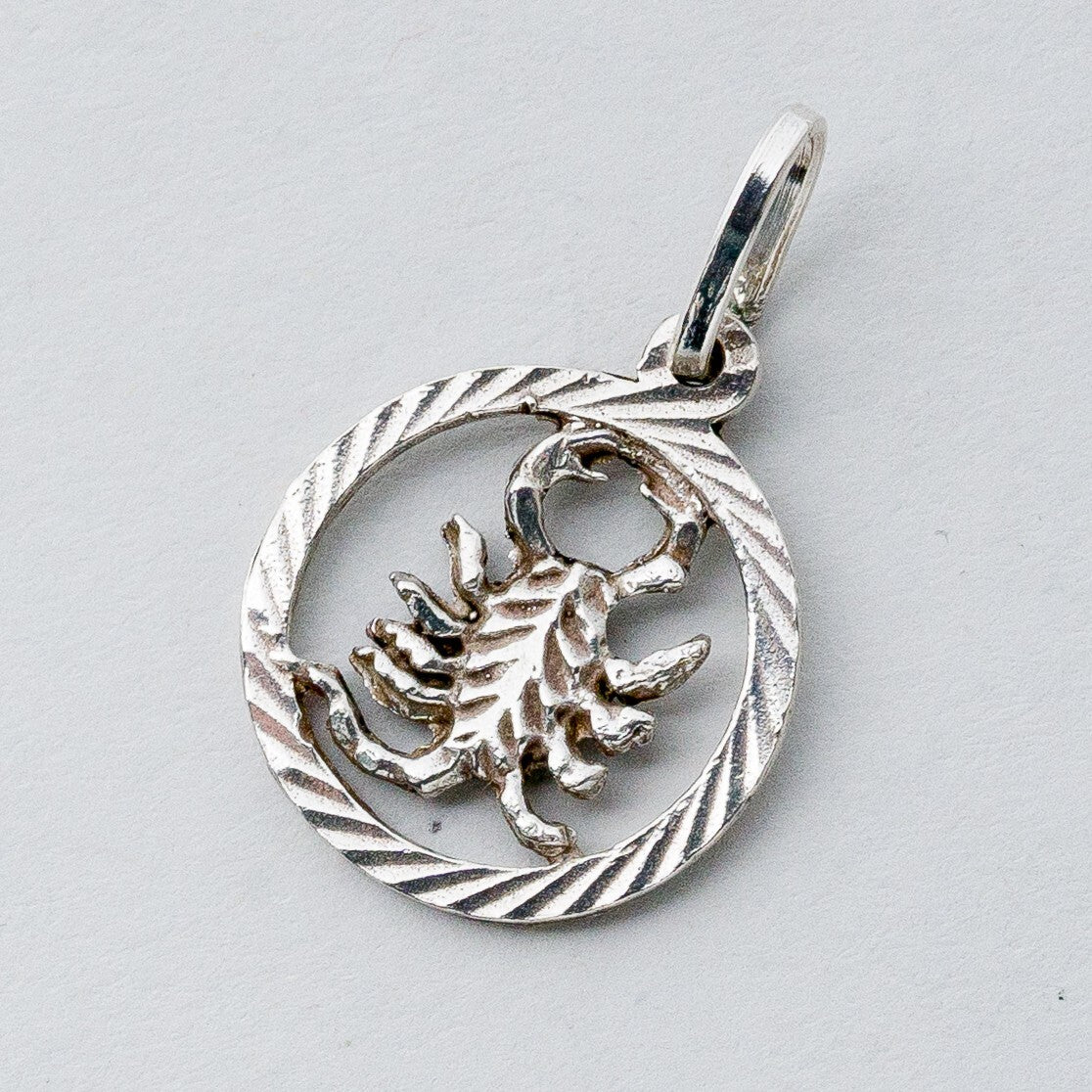Silber Anhänger Kettenanhänger 925 Sternzeichen Skorpion 1,67 g0