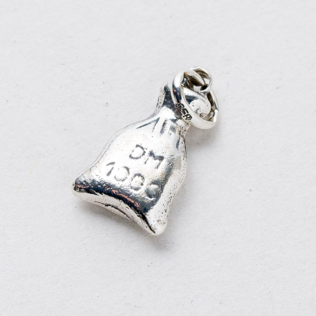 Anhänger 835 Silber Geldsack "1000 Mark" 1,8 cm 2,1 g3