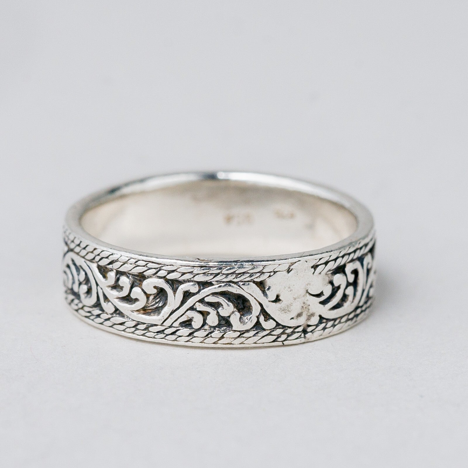 Silber Ring 925 Größe 57 (18,1 mm Ø) 4,77 g1