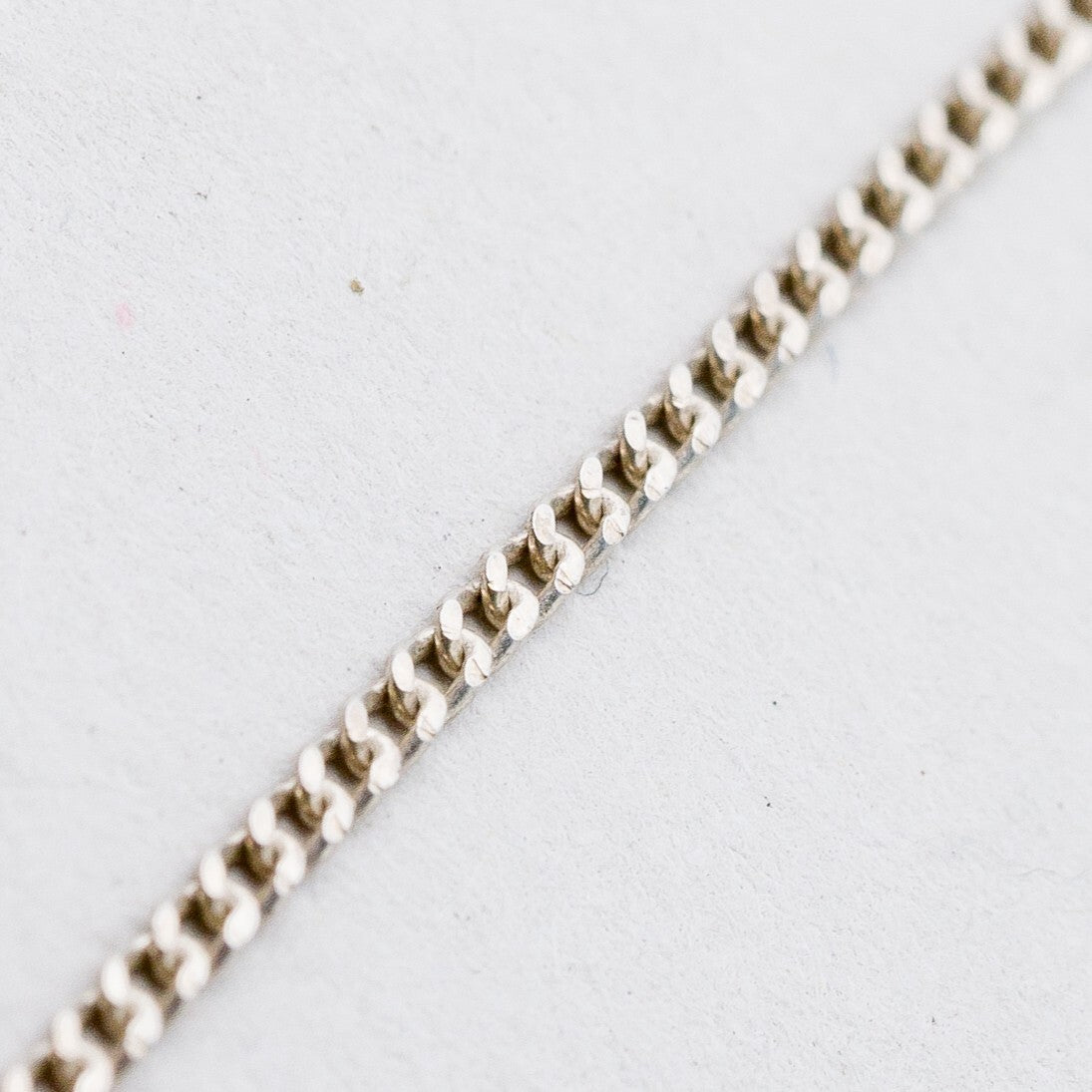 Silber Halskette 925 Panzerkette 1,4 mm 45 cm 2,13 g3