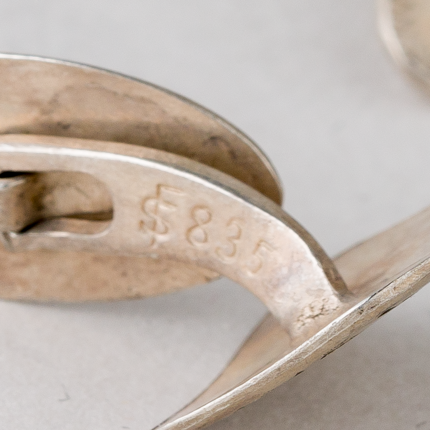 Manschettenknöpfe 835er Silber 5,82 g2