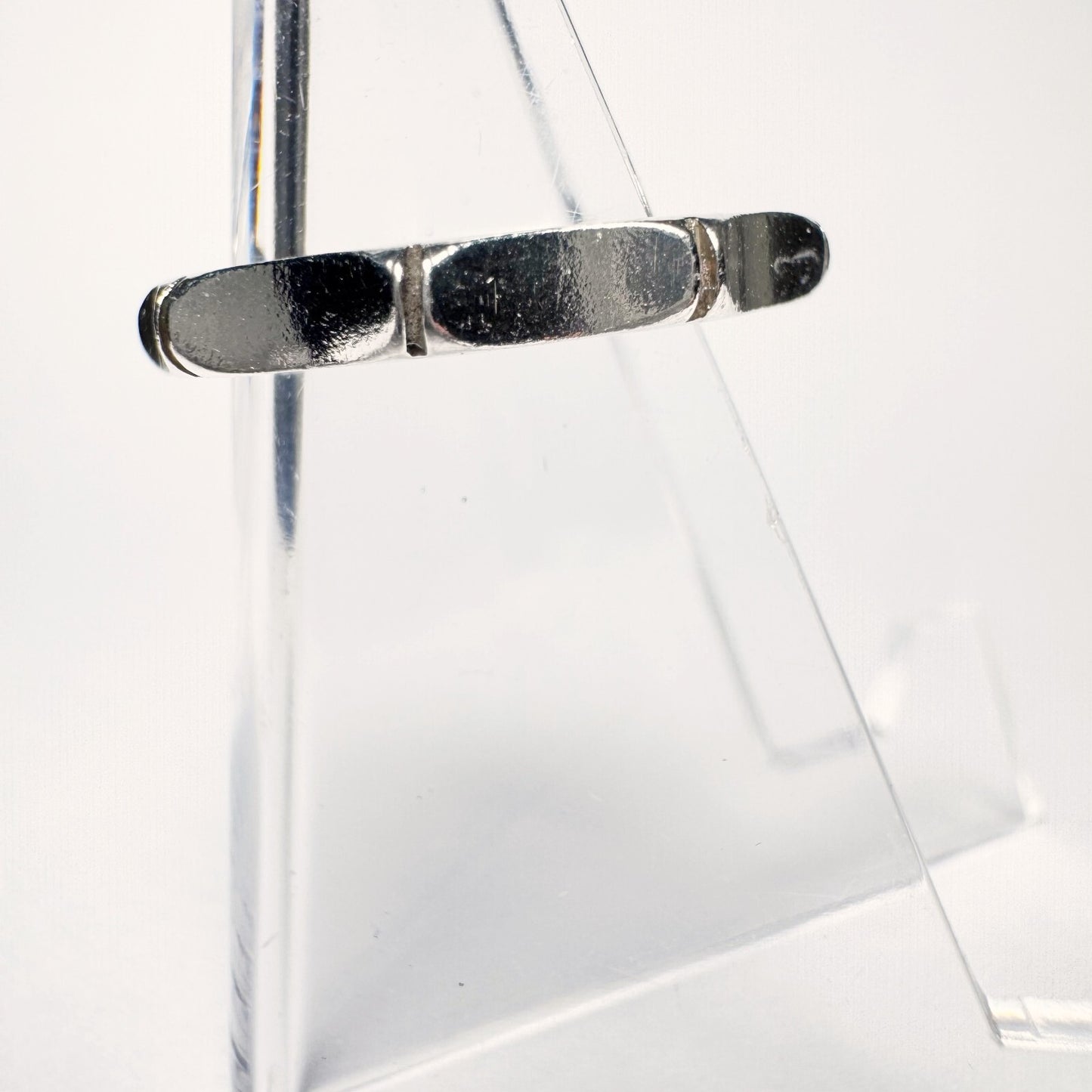 Ring 925er Silber (gestempelt) Größe 48 mit Zacken 2,6g3