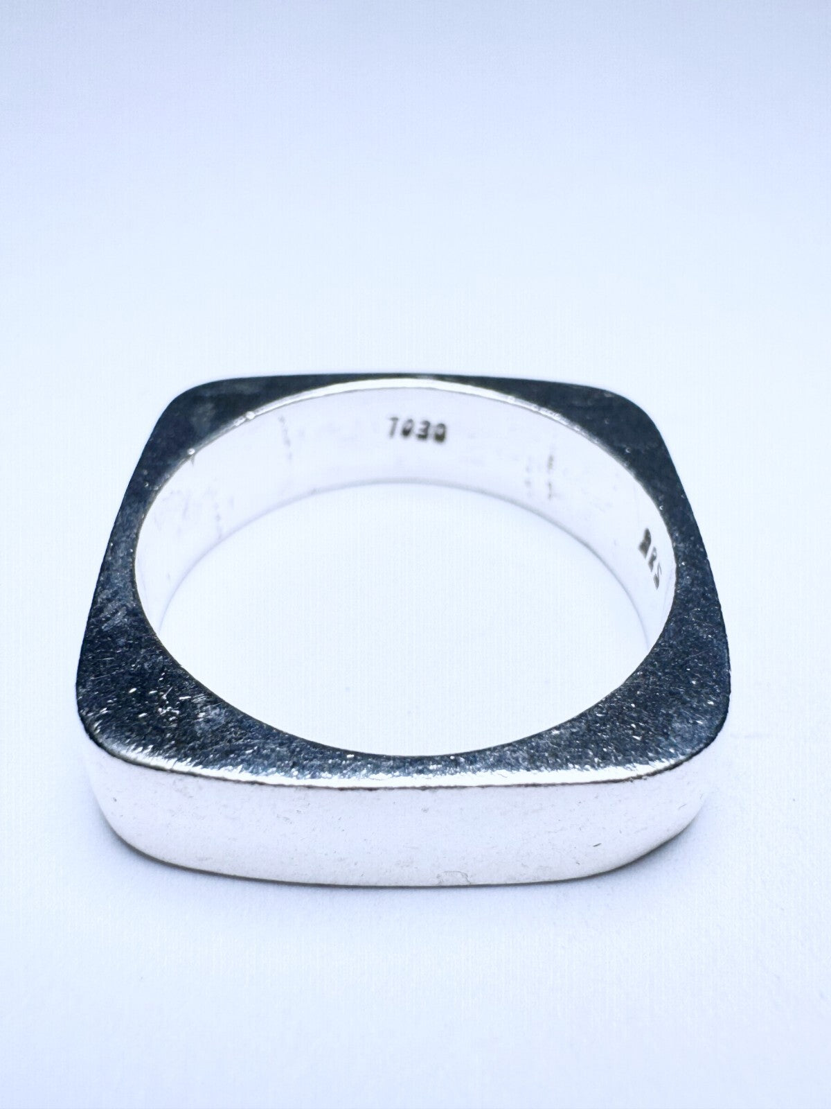 Ring 925er Silber Größe 59 mit runden Ecken 8,75g1