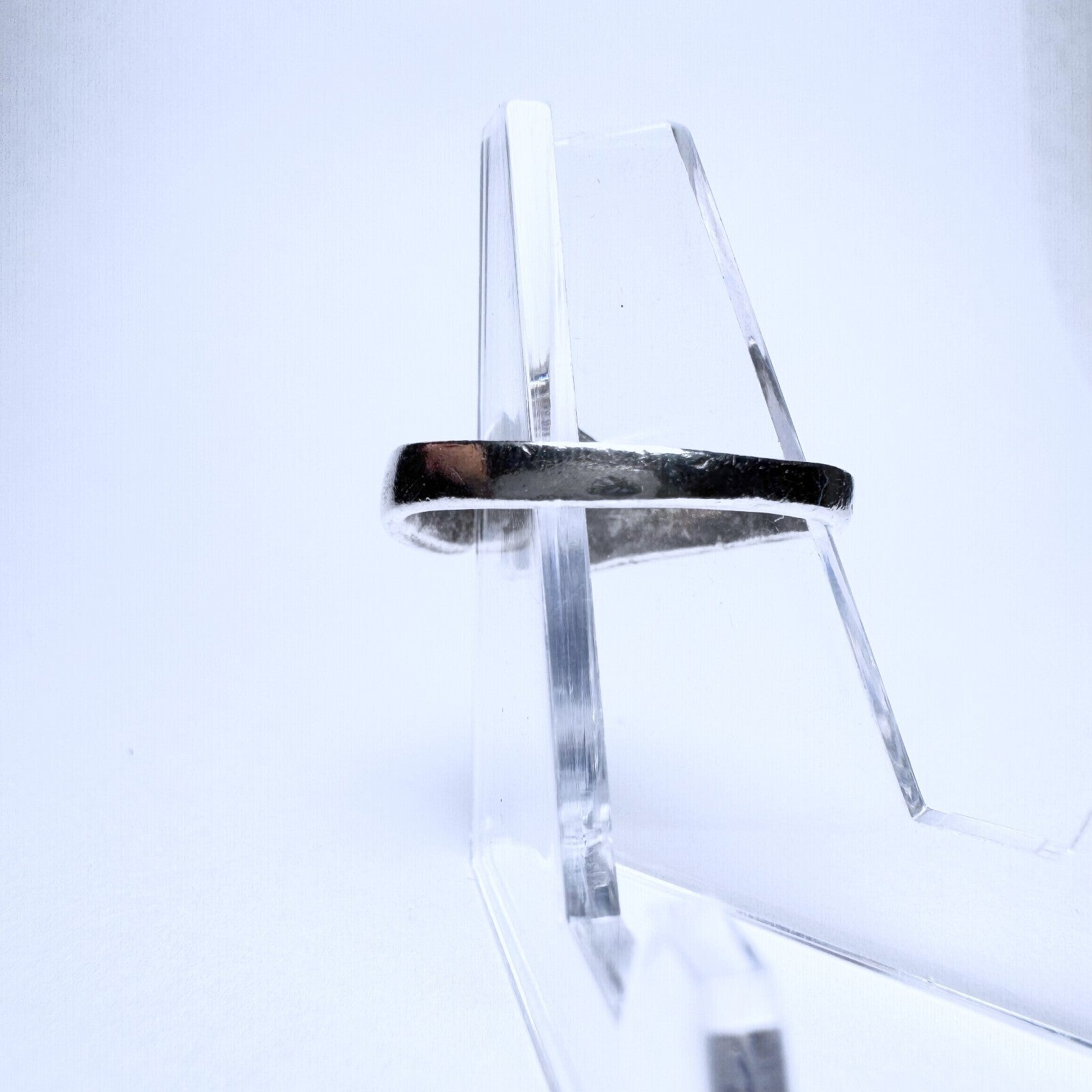 Ring 925er Silber Größe 59 mit hellblauem Stein 3,06g2