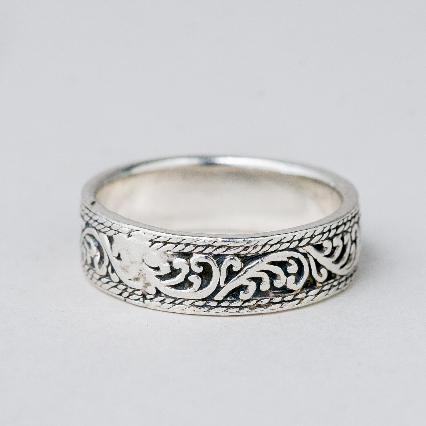 Silber Ring 925 Größe 57 (18,1 mm Ø) 4,77 g2