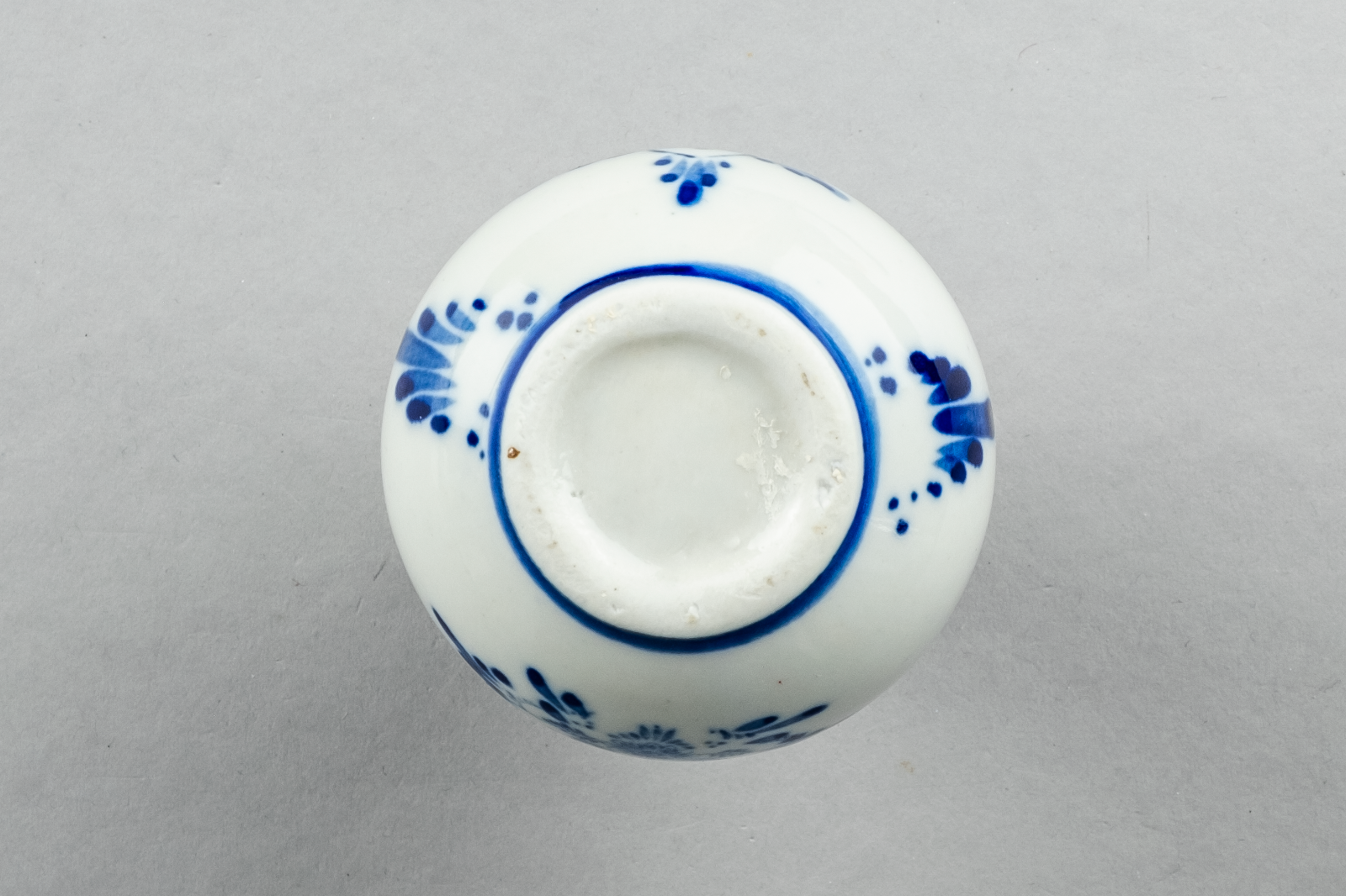 Vase Windmühle 11 cm Blaue Unterglasur4
