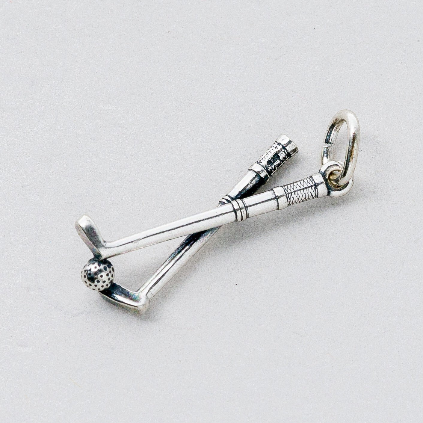 Silber Anhänger 925 Golf Golfschläger 1,42 g3