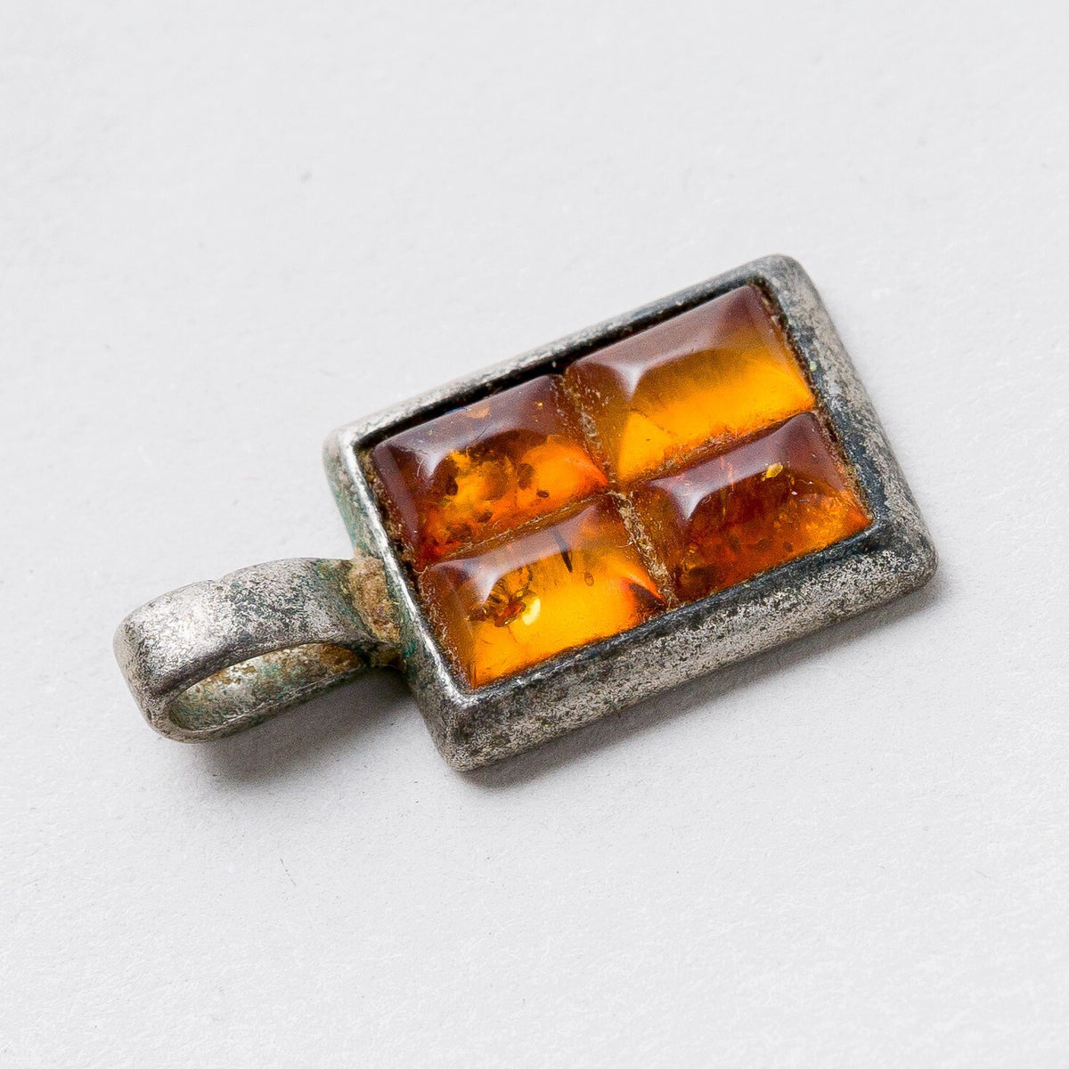 Anhänger Silber Bernstein 2,5 cm 3,79 g2
