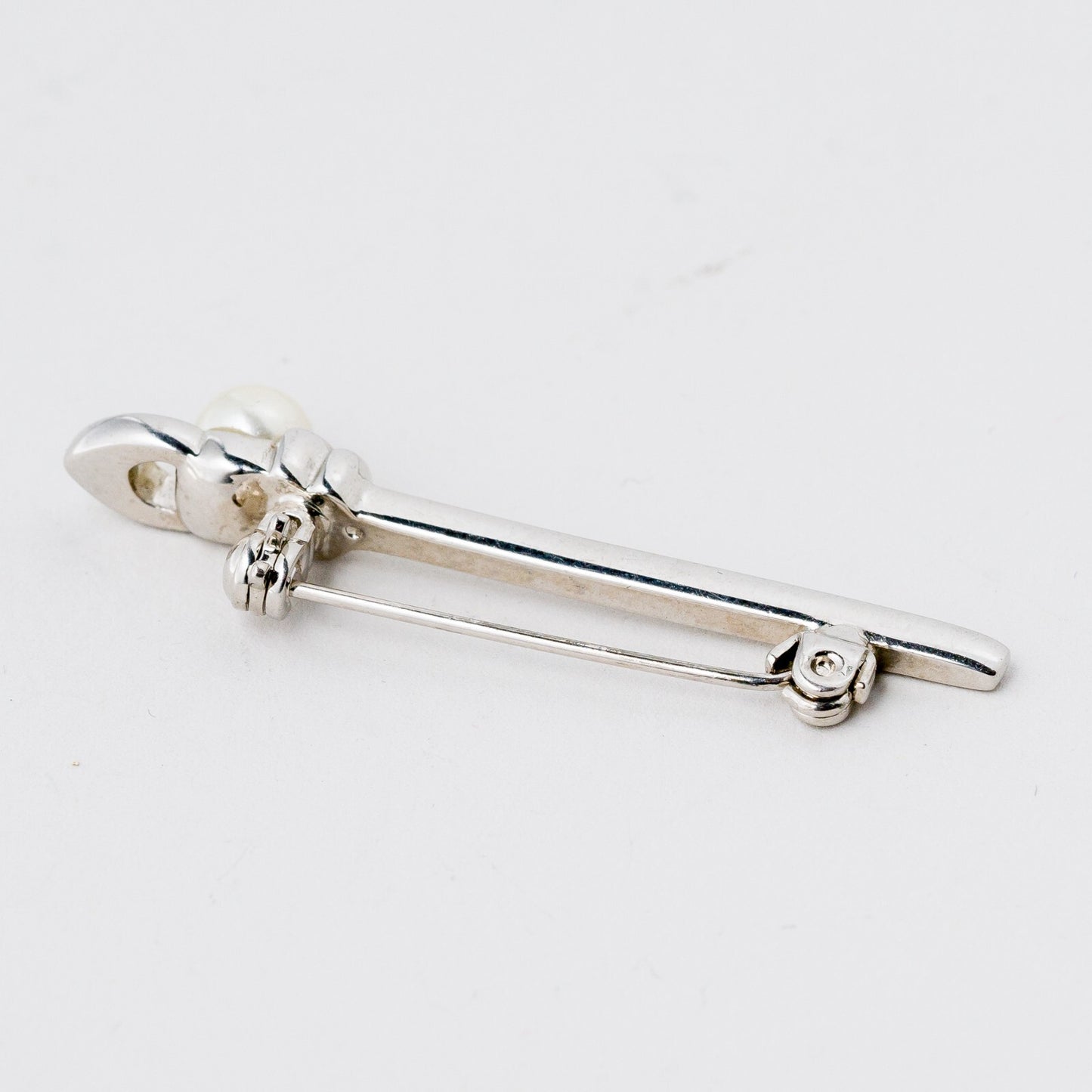 Silber Brosche Perle 3,68 g1