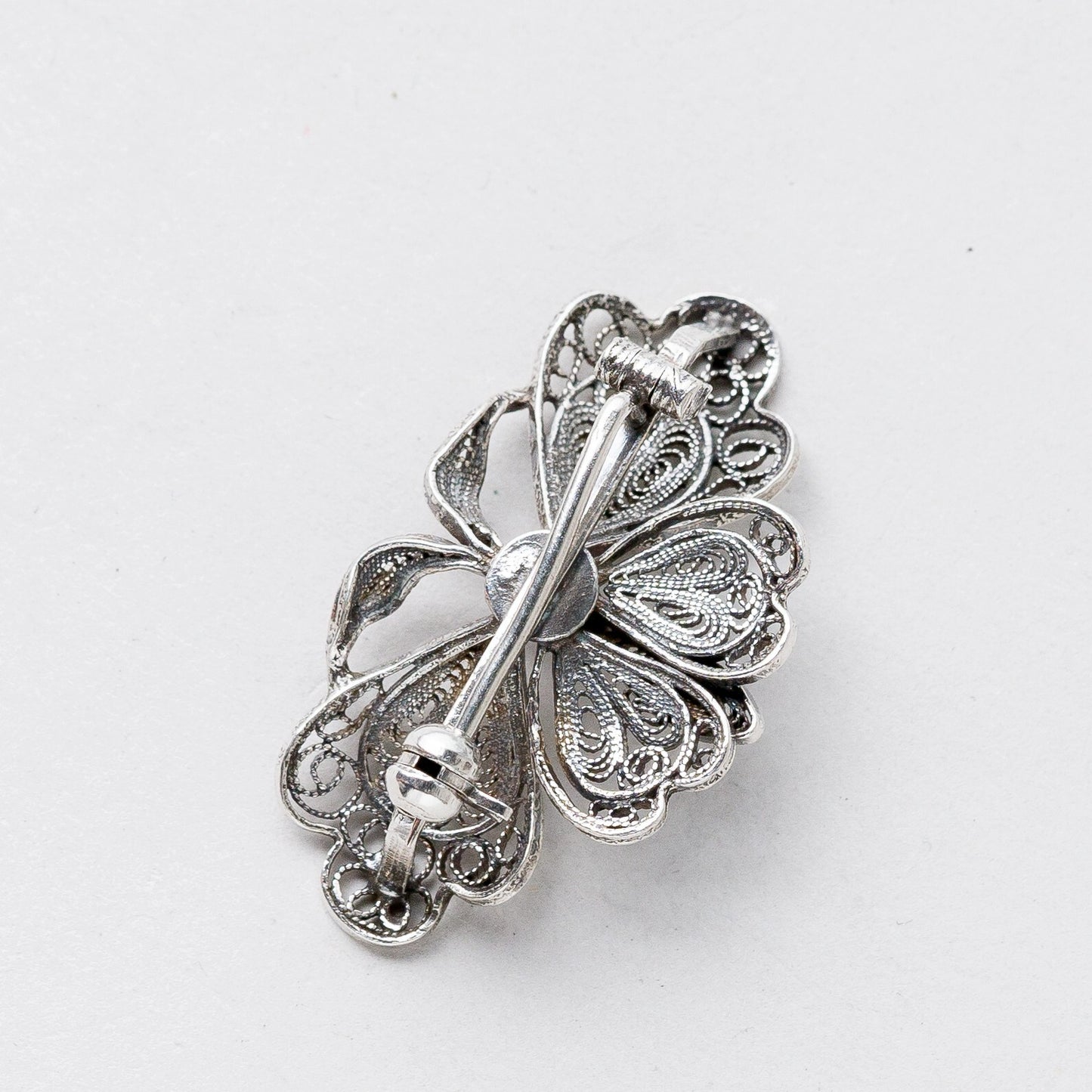 Brosche Silber Schmetterling filigran 3,3 cm 3,67 g5