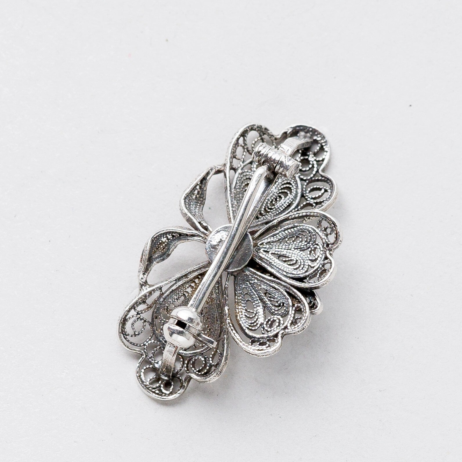 Brosche Silber Schmetterling filigran 3,3 cm 3,67 g5