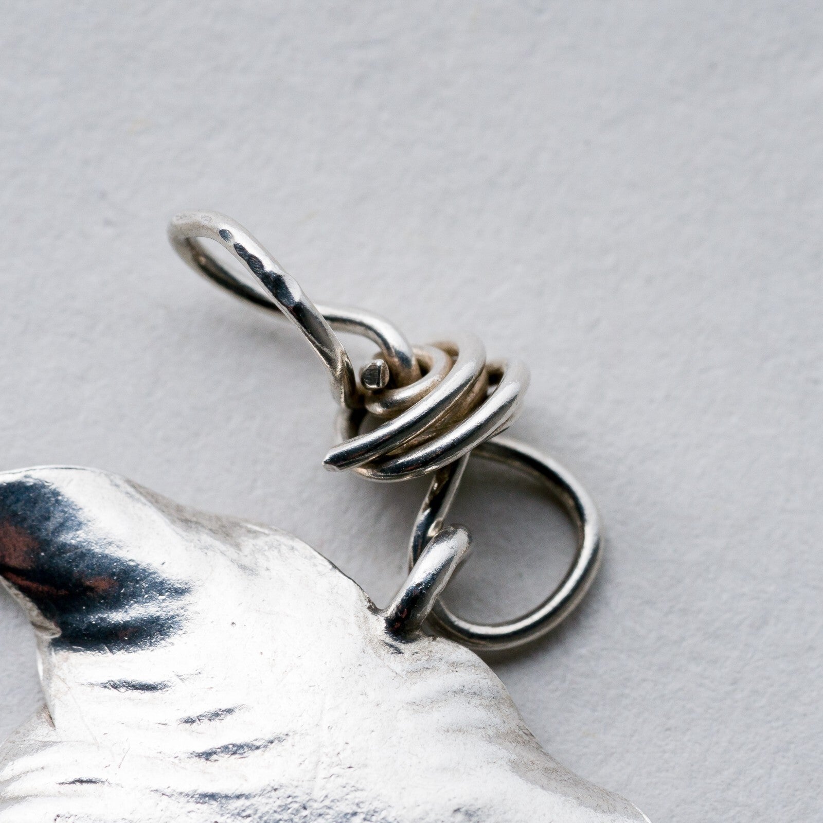 Anhänger Silber Blatt 4 cm 3,24 g3