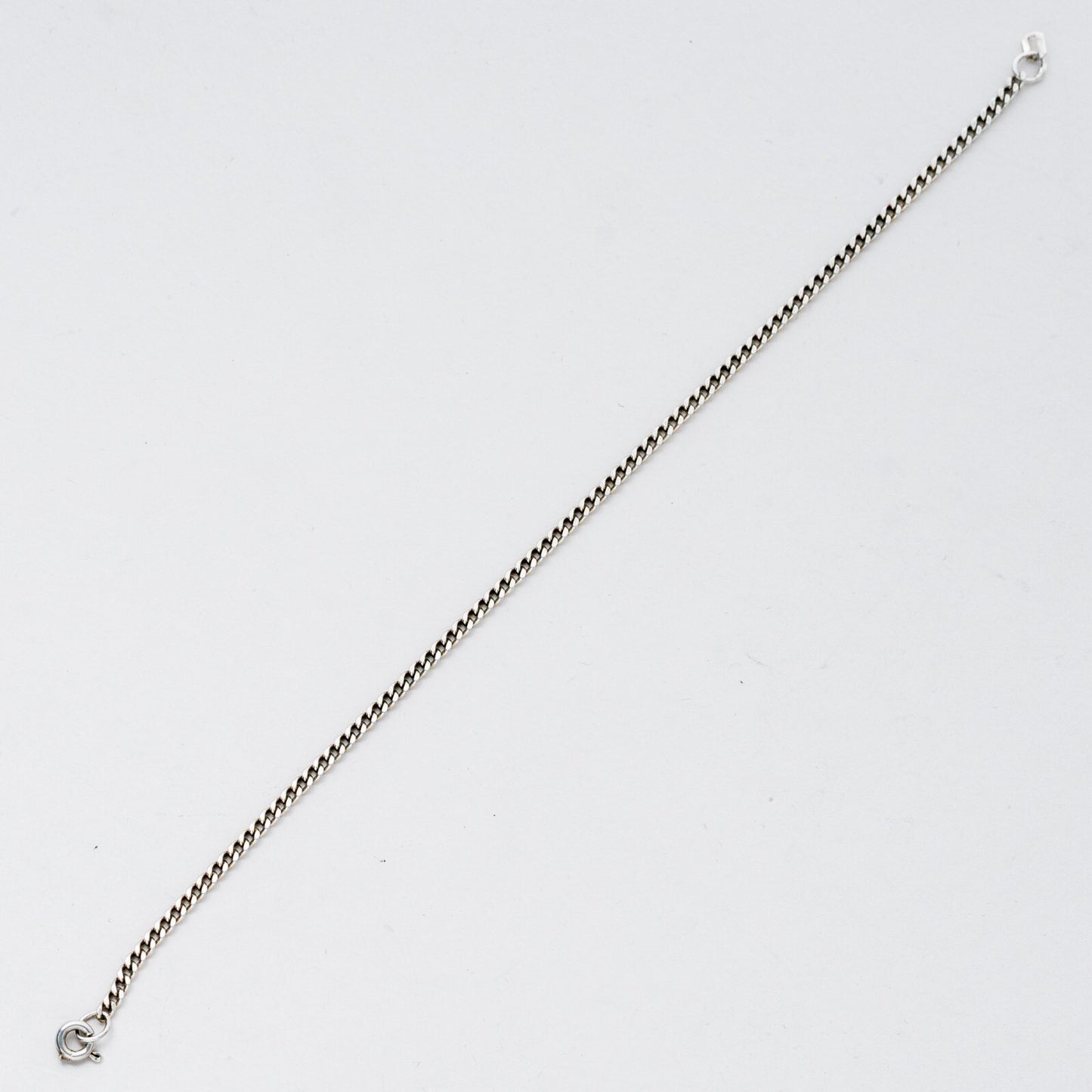 Silber Armband 18,5 cm 835 Panzerkette 2,56 g1