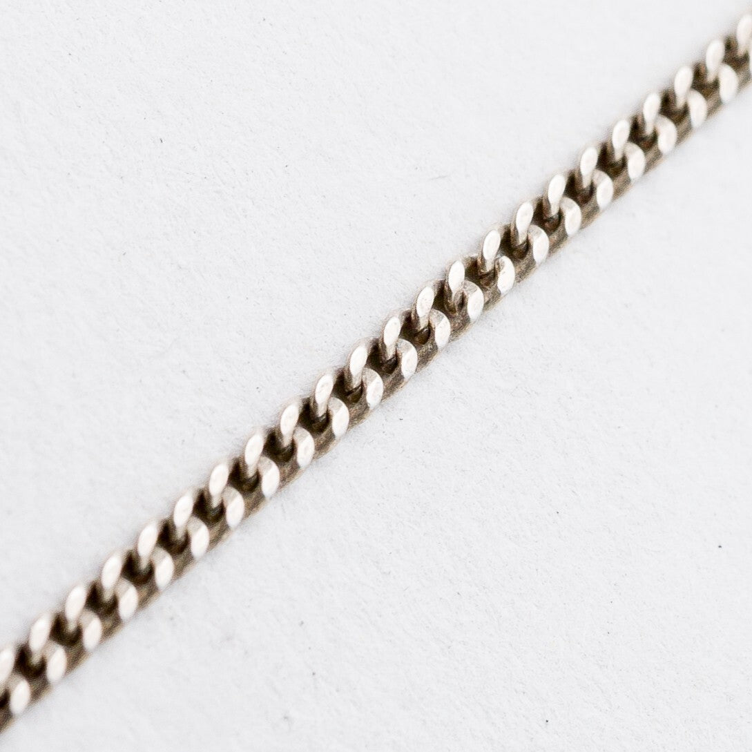 Silber Halskette 925 Panzerkette 1,7 mm 40 cm 2,89 g3