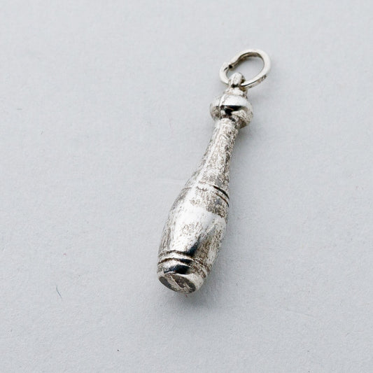 Silber Anhänger Kettenanhänger Bowling Pin 0,65 g0