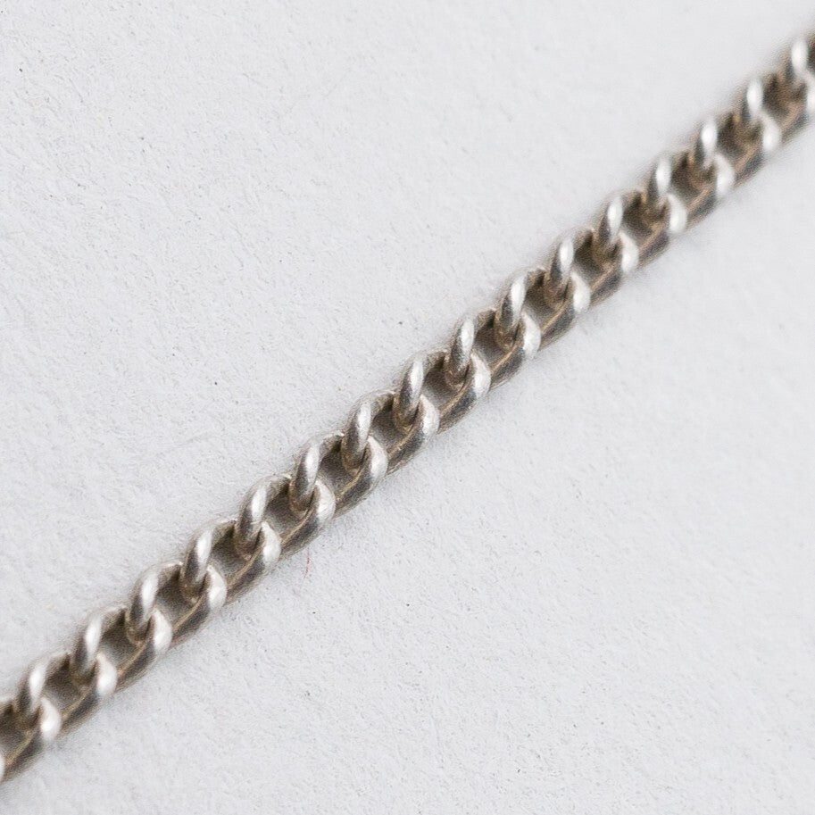 Silber Halskette 835 Panzerkette 1,6 mm 66 cm 4,52 g3