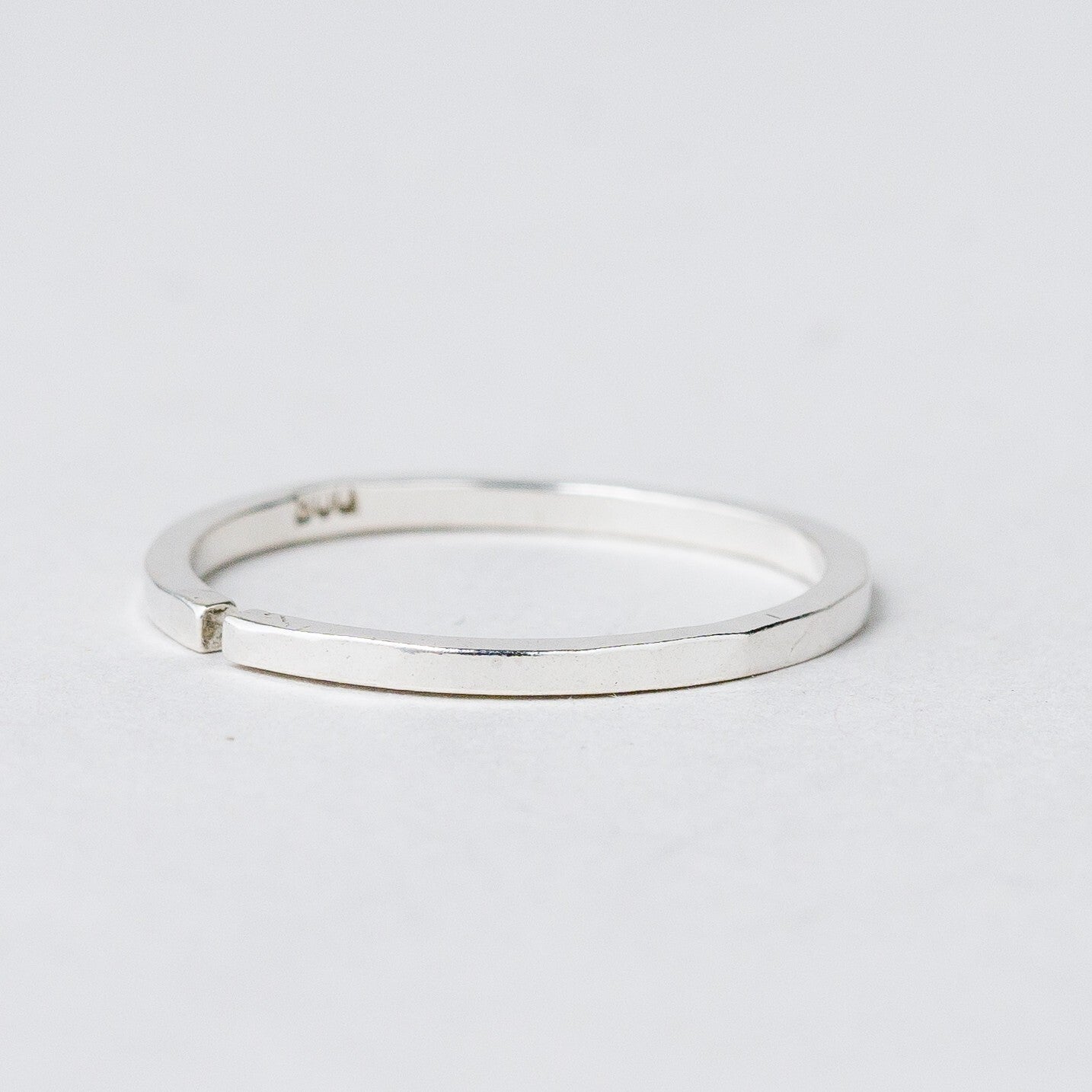 Ring 800 Silber Größe flexibel ca. 54 0,92 g3