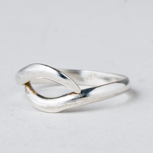 Silber Ring 925 Größe flexibel ca. 57 2,04 g0