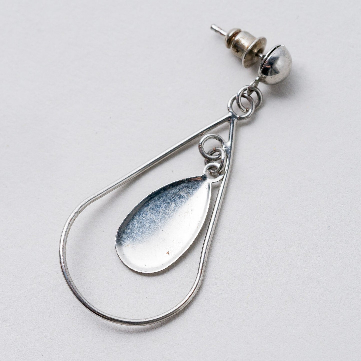 Einzelner Ohrring Hängeohrring Silber 1,55 g3