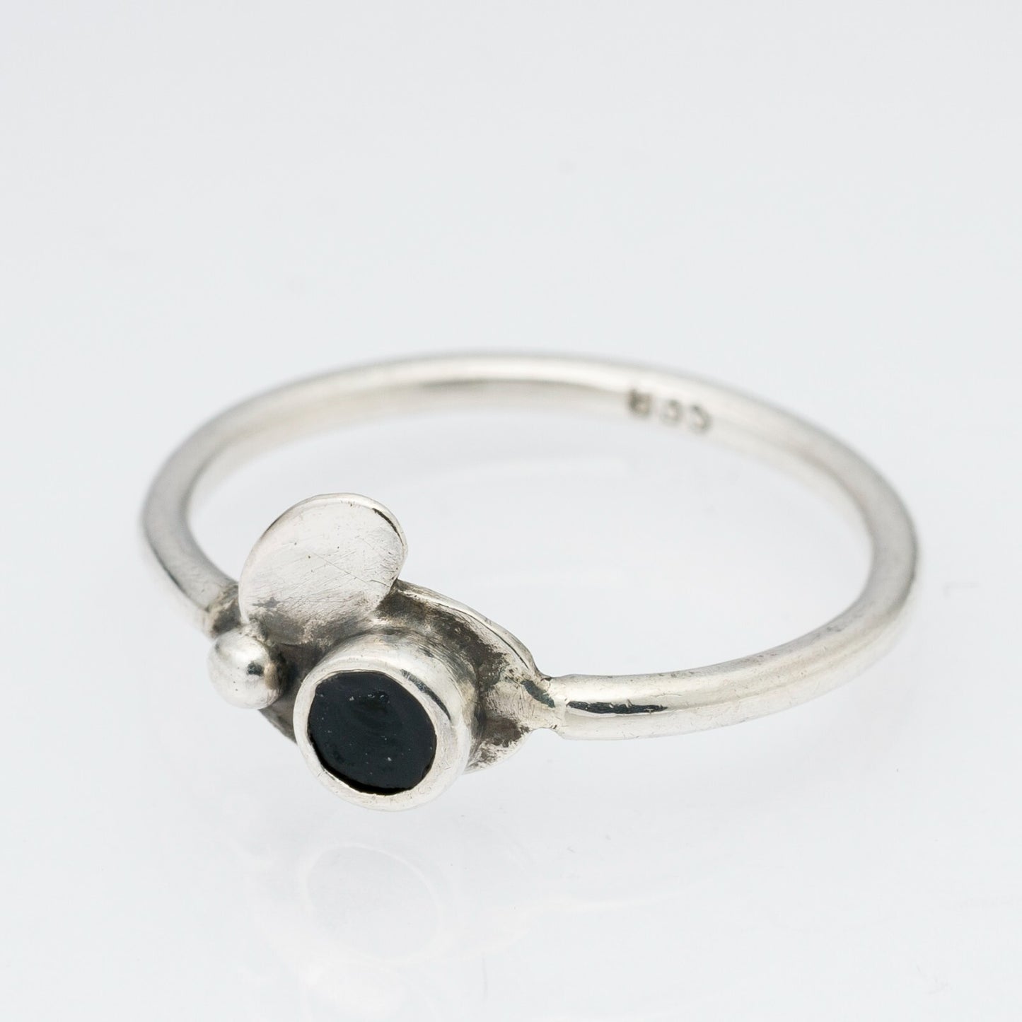 Silberring  835er Silber 1,33 g Größe 53 (16,8 mm Ø)0