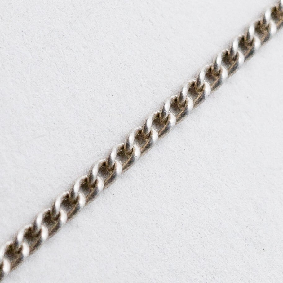 Silber Halskette 835 Panzerkette 1,6 mm 66 cm 4,52 g0