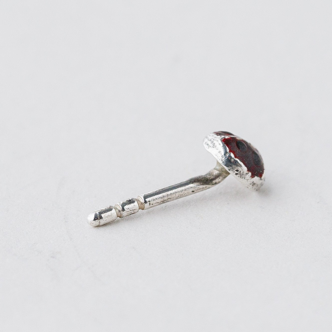 Einzelner Ohrring Ohrstecker Silber Käfer 0,31 g4