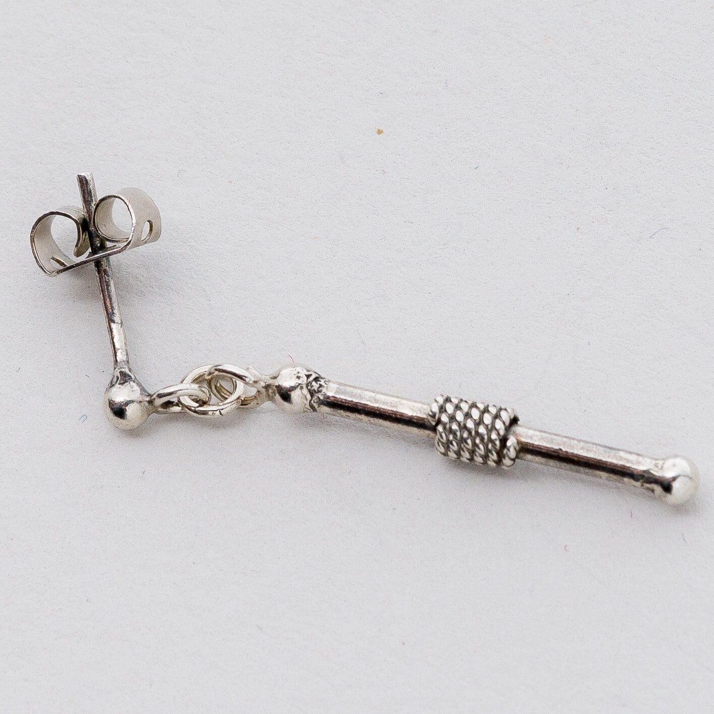 Einzelner Ohrring Hängeohrring Silber 1,32 g2