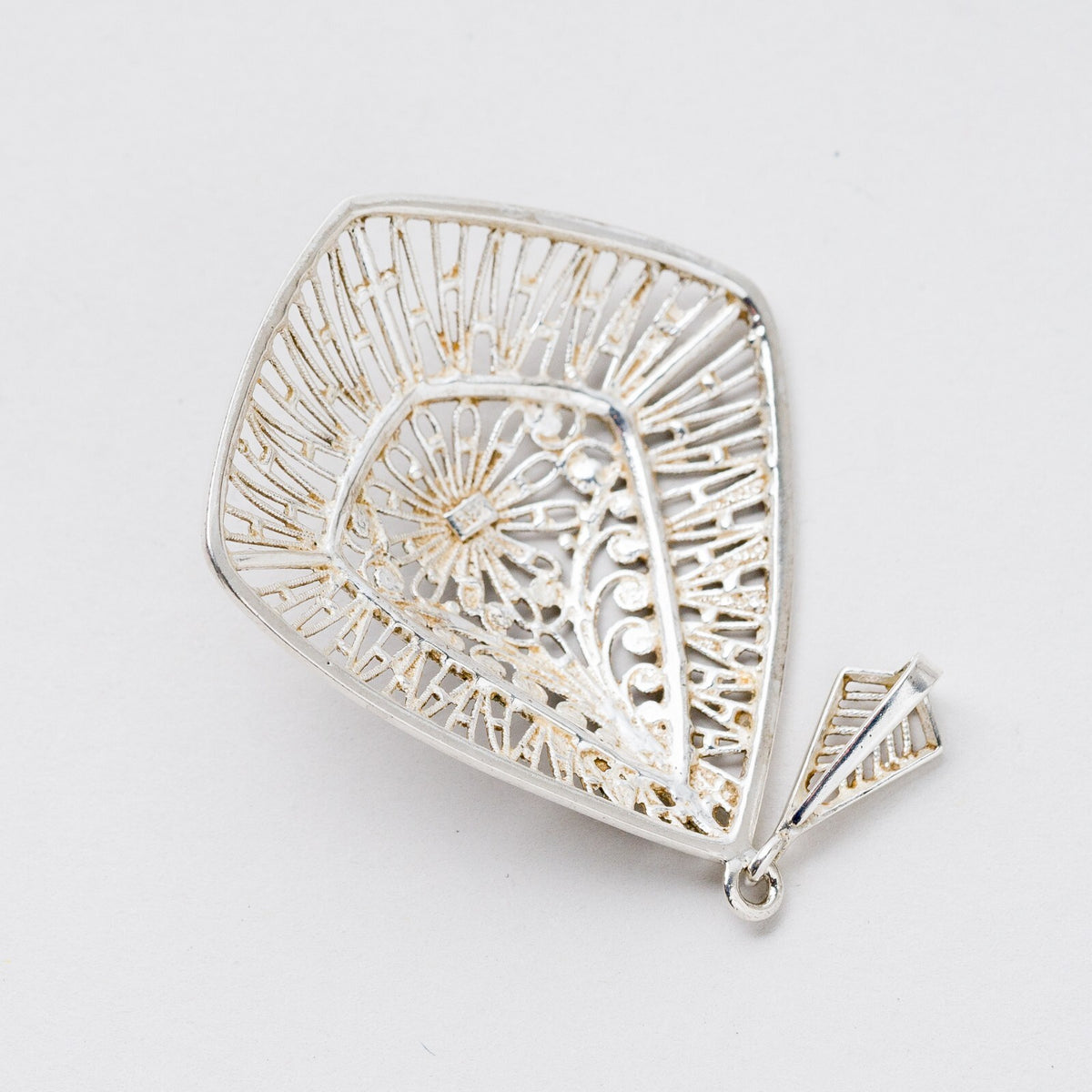 Anhänger 835 Silber Filigran 6 cm 5,67 g4