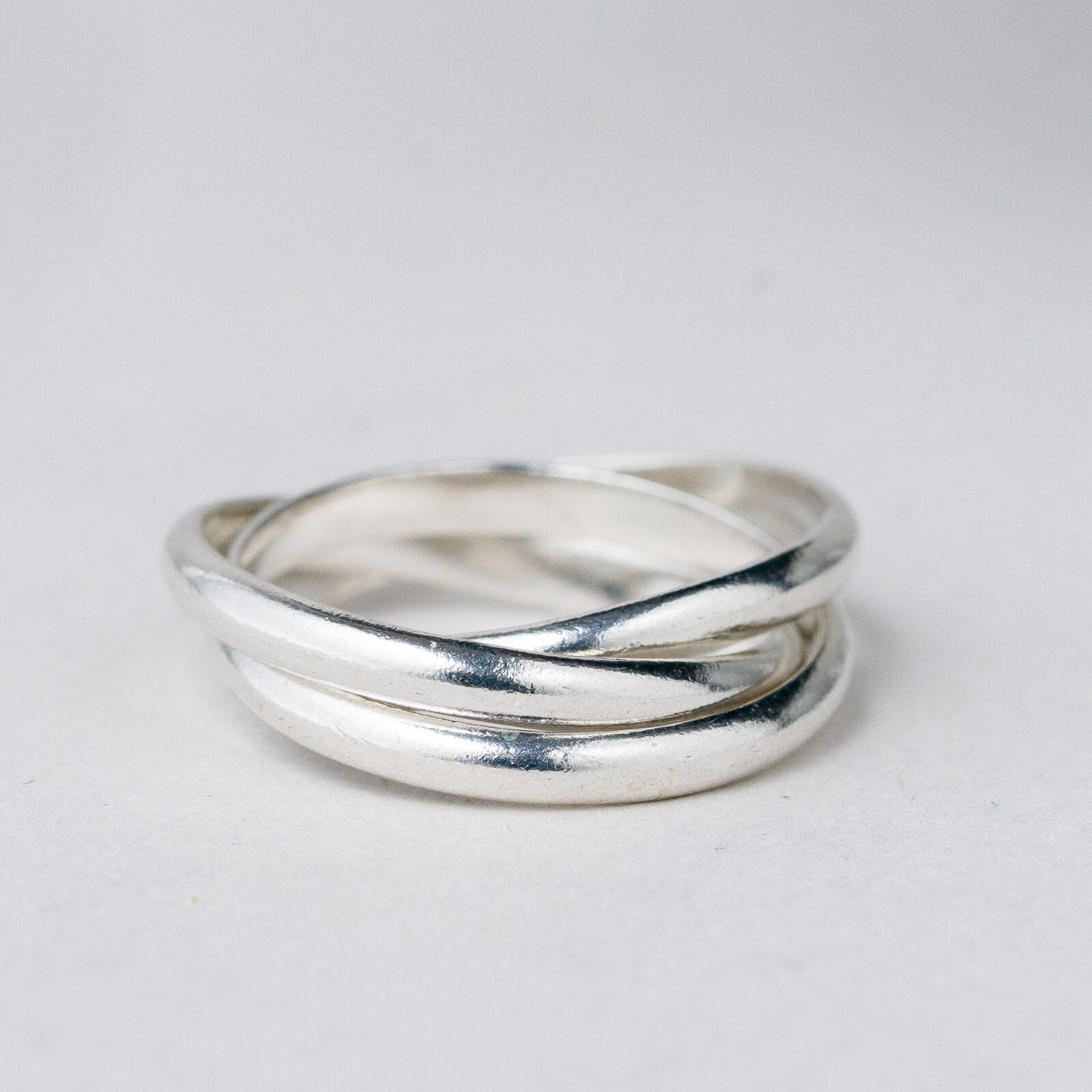 Silber 3 x Ring Trinity Größe 50 (15,9 mm Ø) 3,65 g2