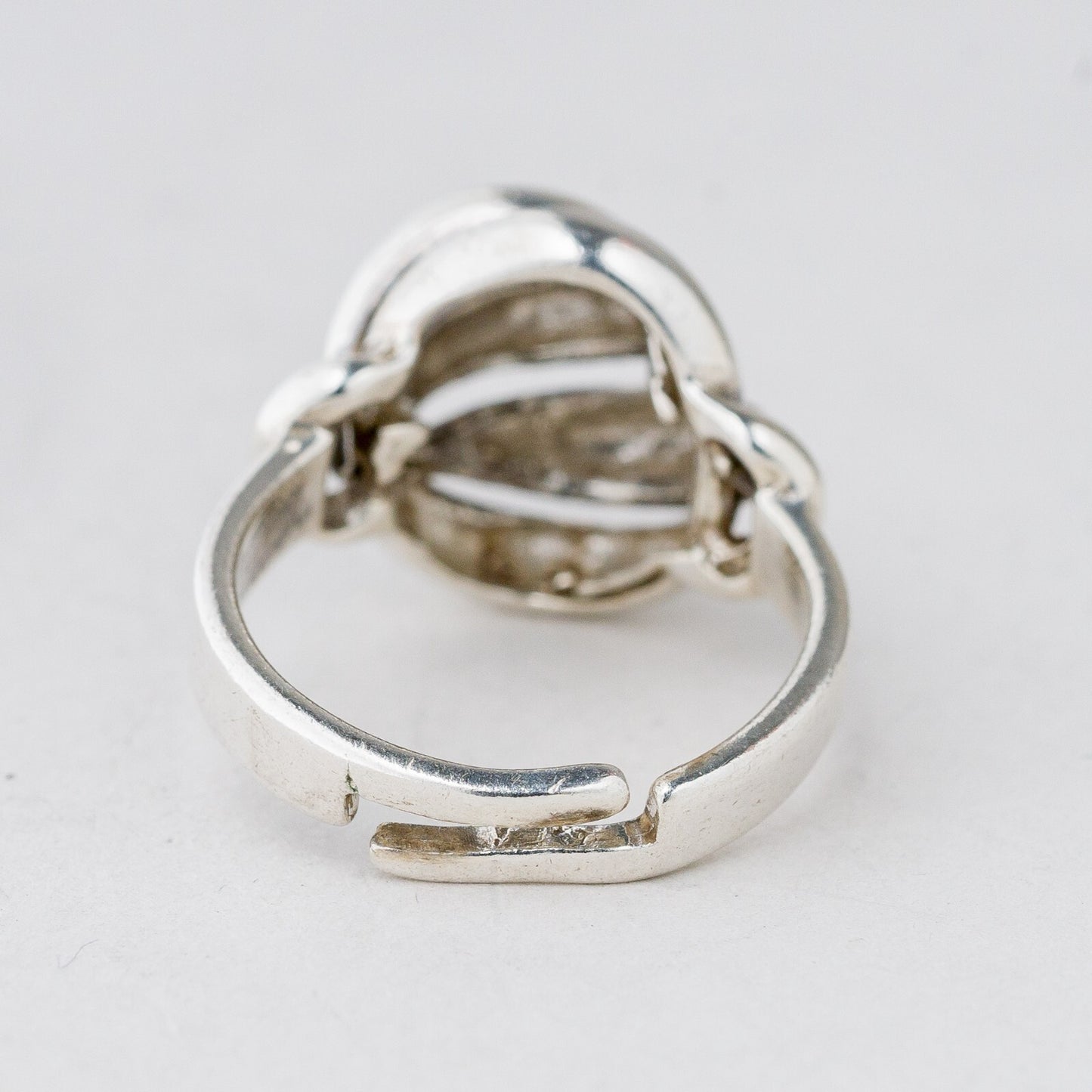 Ring 835 Silber Knoten Größe flexibel ca. 54 4,87 g3